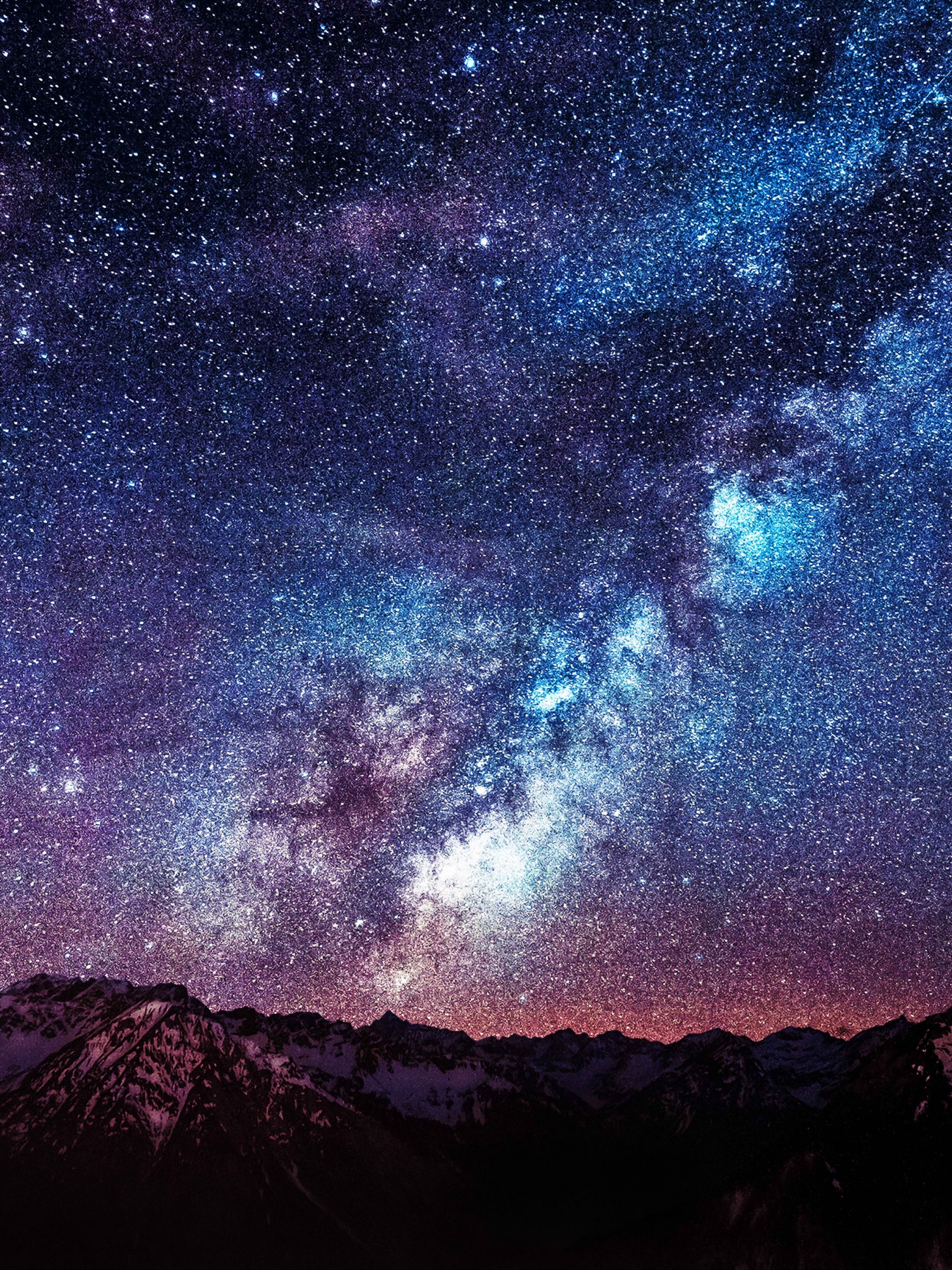 Wallpaper Amazing Milkyway Space Mountain Red 9 Wallpaperjpg Galaxy Wallpaper HD Wallpaper & Background Download