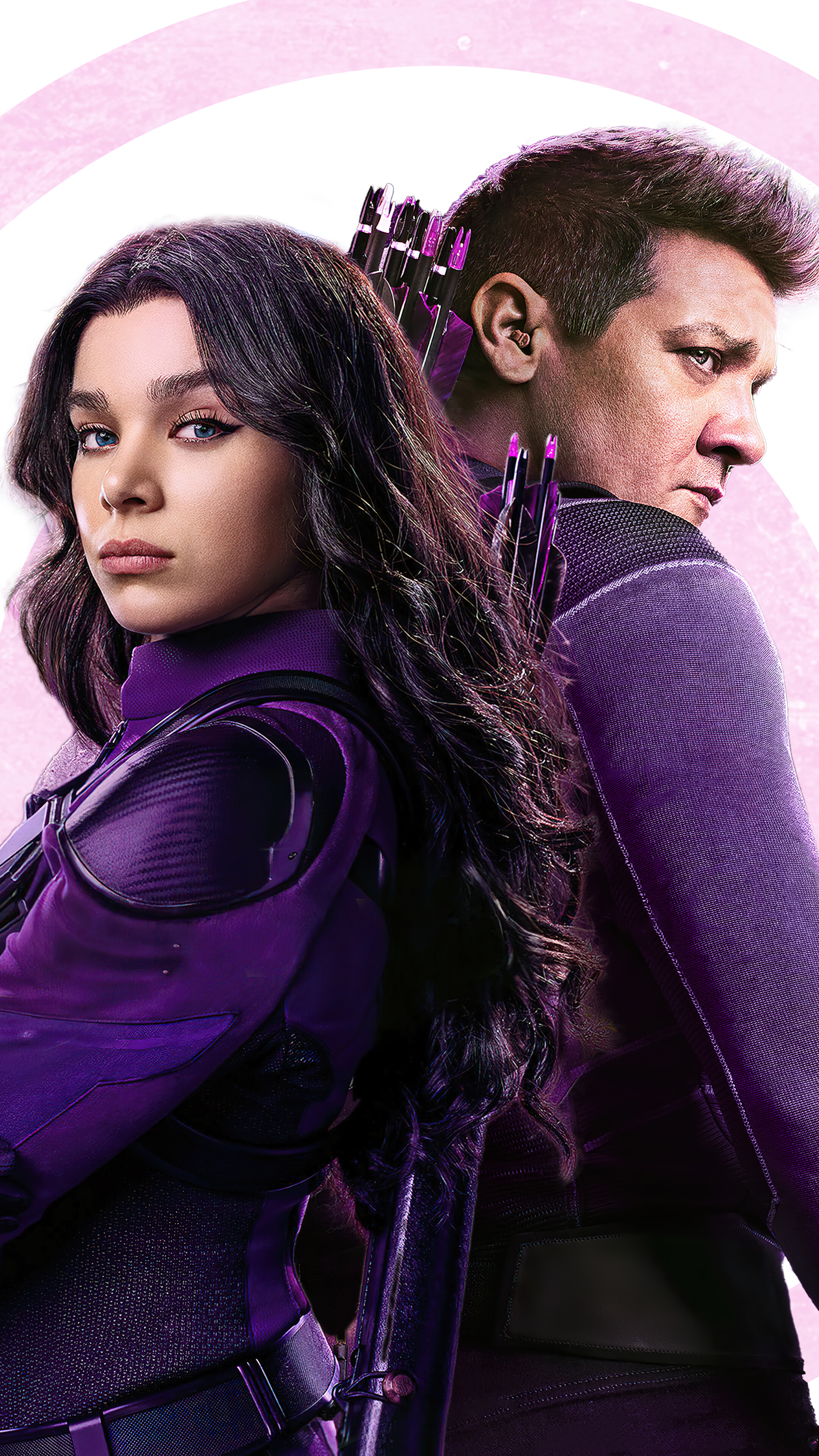 Hawkeye Clint Barton Kate Bishop Wallpaper iPhone Phone 4K e