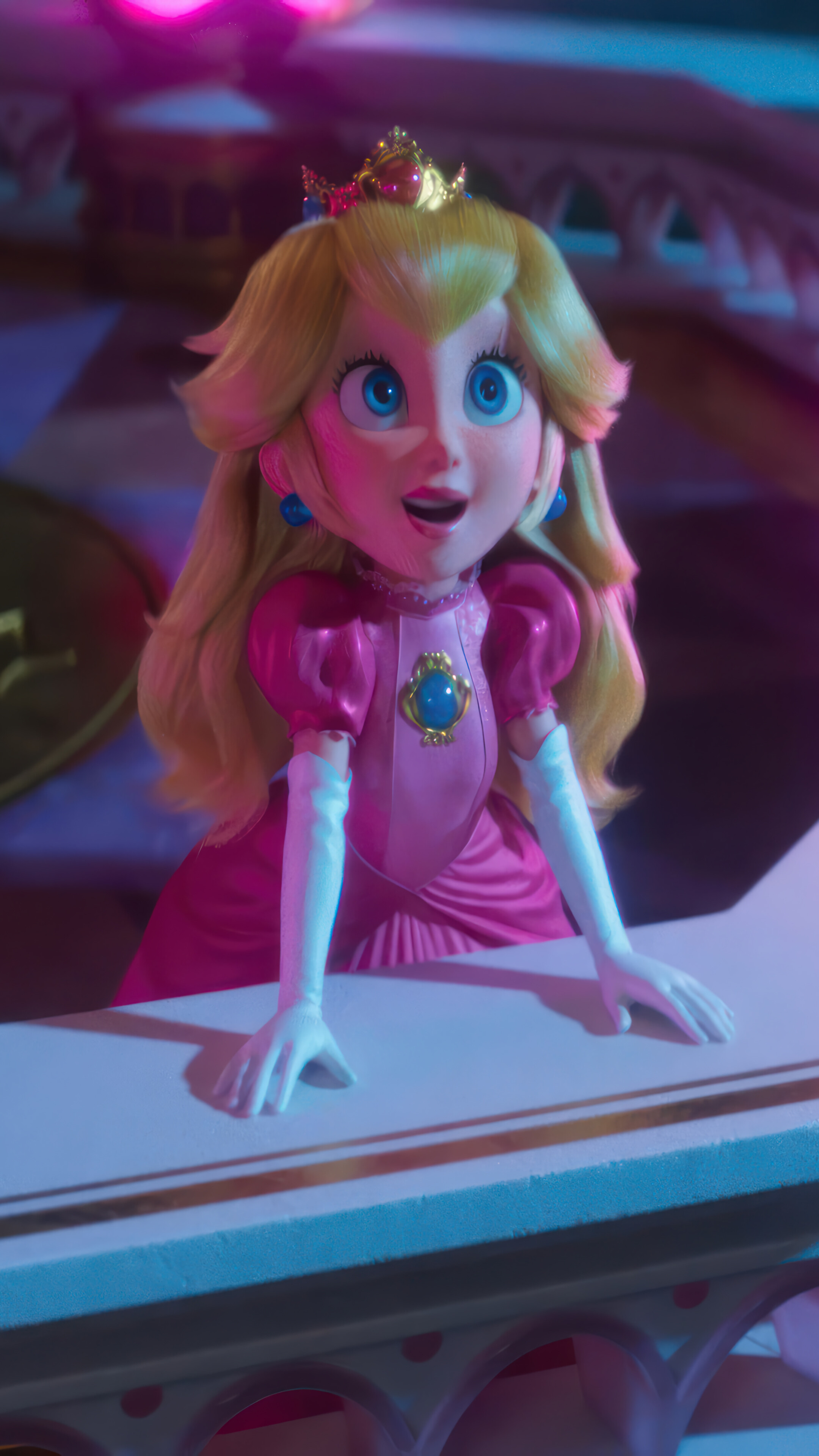 Princess Peach The Super Mario Bros. Movie 4K Wallpaper iPhone HD Phone j