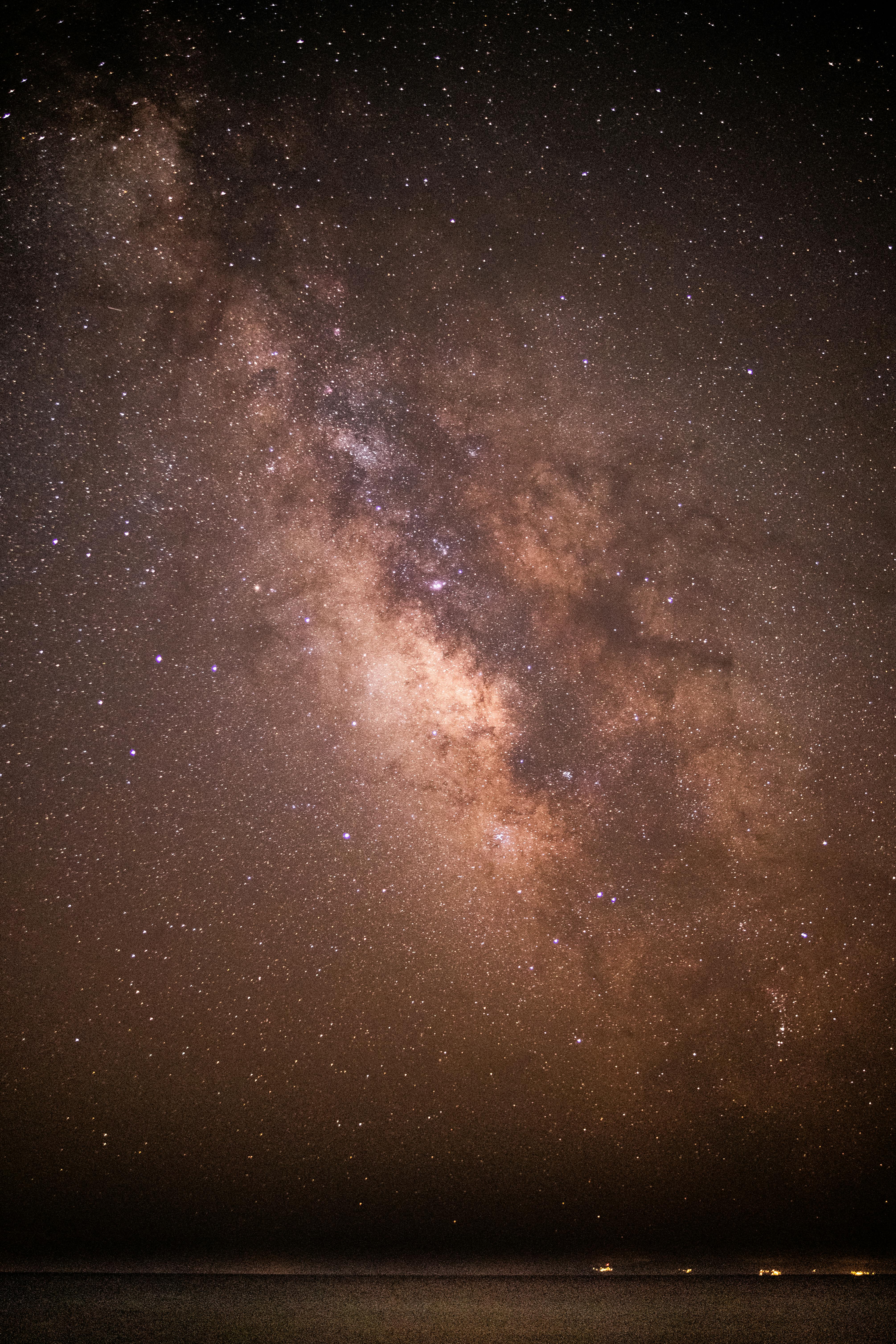 Milky Way and Stars on Night Sky · Free