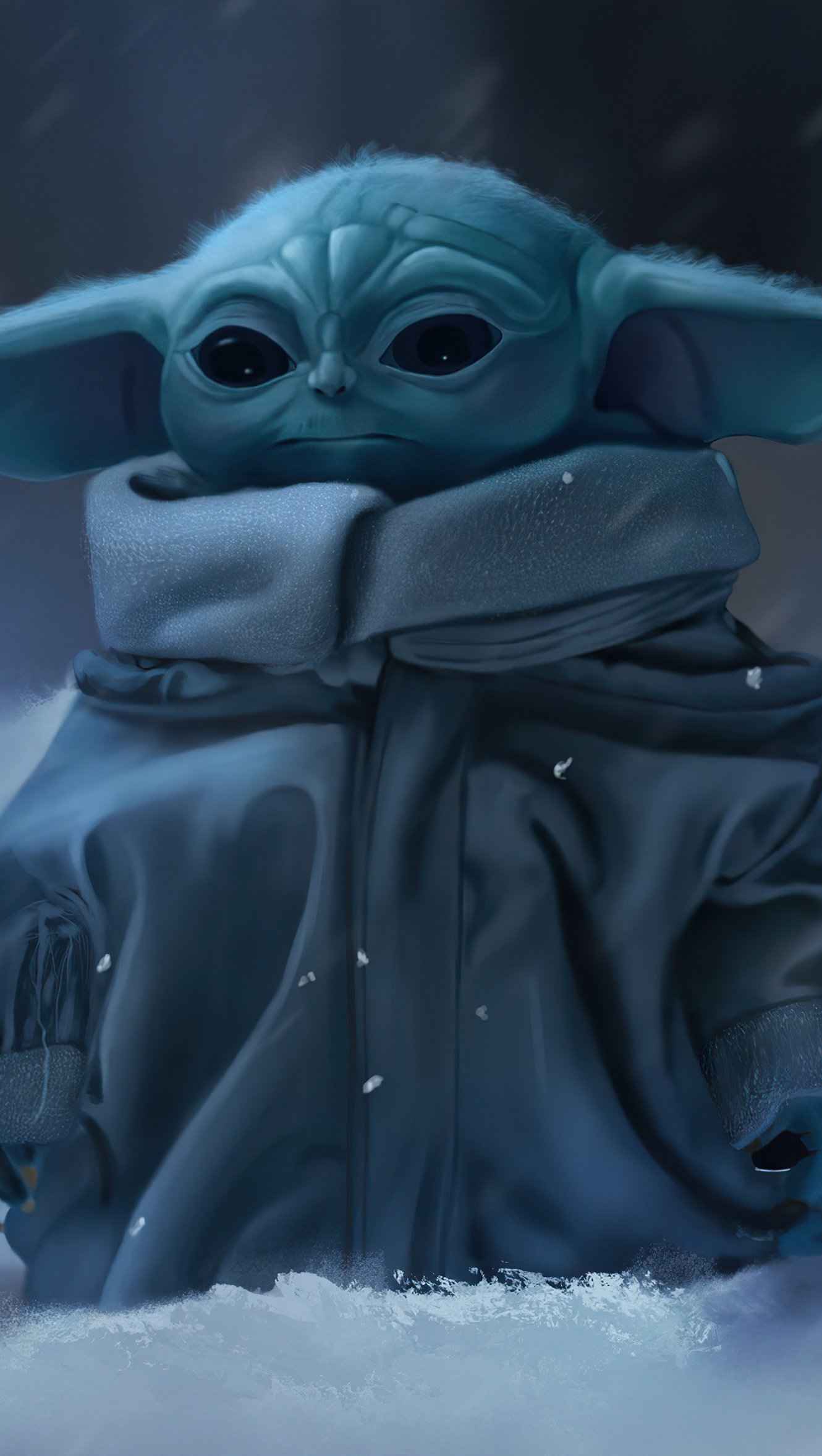 Baby Yoda The Mandalorian Wallpaper 4k for iPhone and Mobile Phone