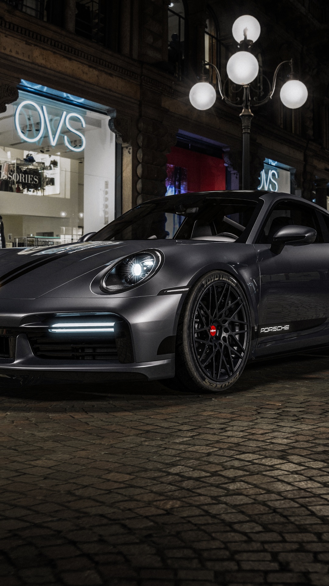 Porsche 911 Turbo S Wallpaper 4K, Carbon Fiber