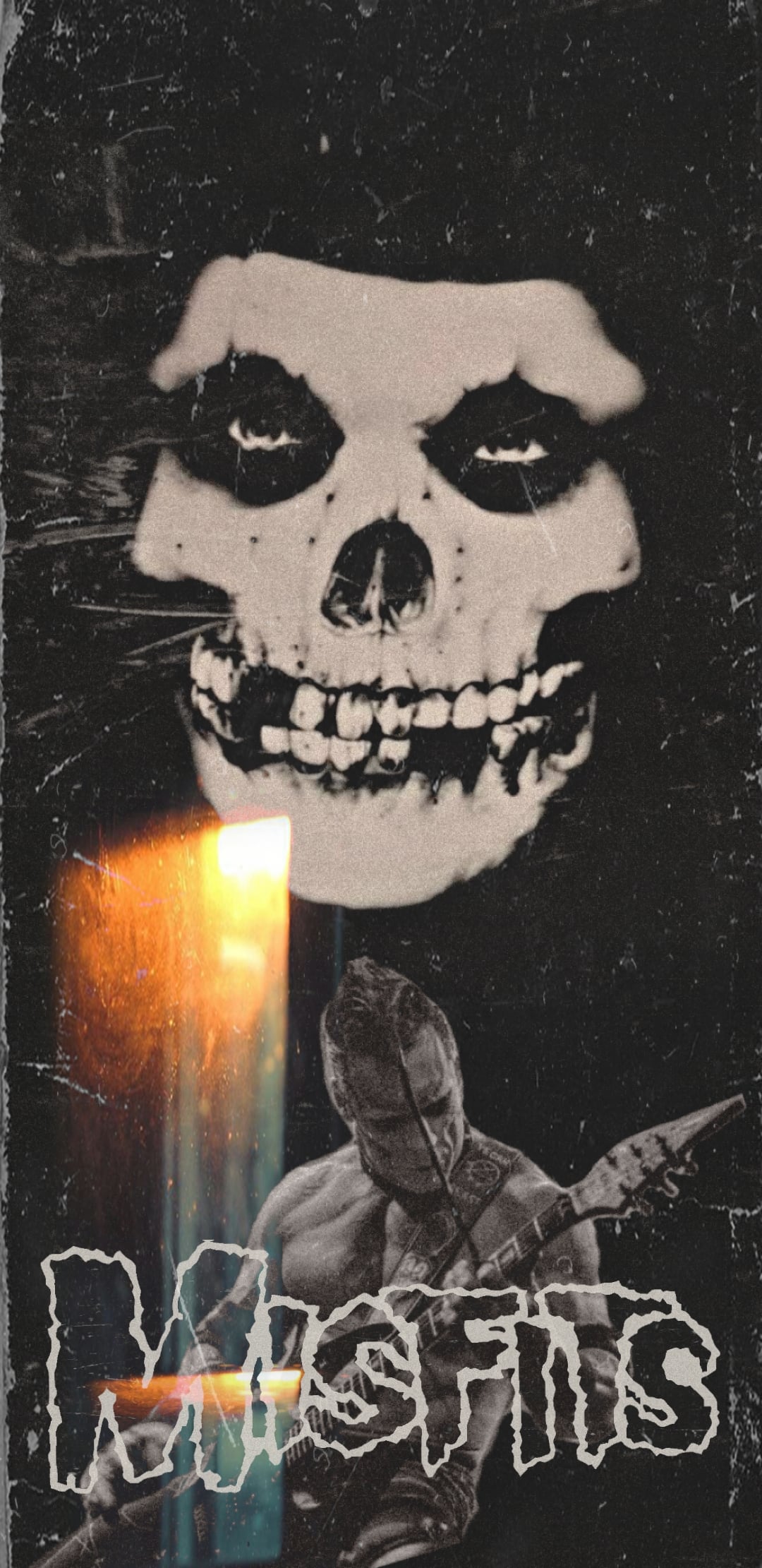 Hey guys I'm new to the community just wanted to share some art I've made. It's a Misfits wallpaper hope y'all like it