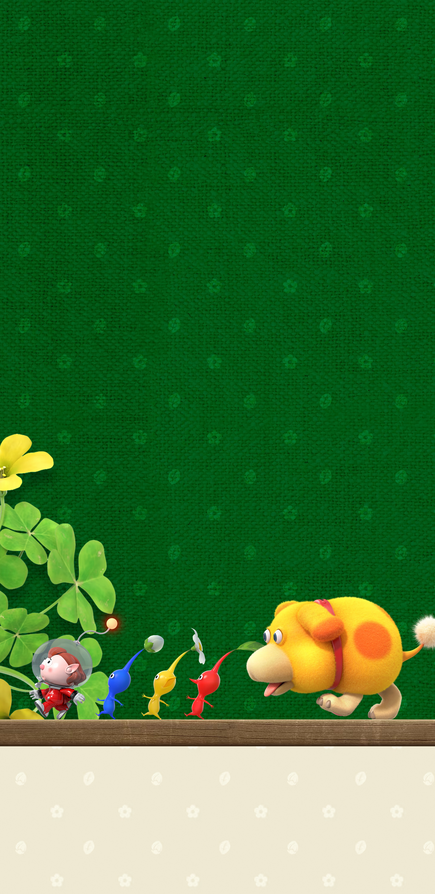 Pikmin 4 Exploration Wallpaper with Monocle