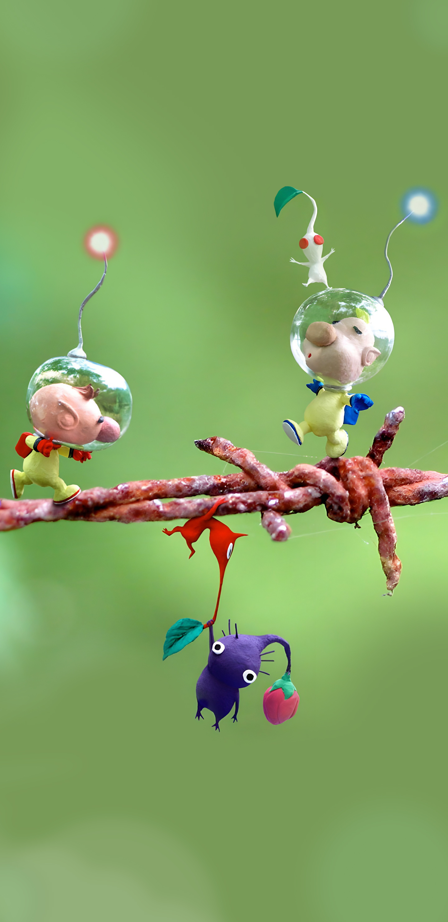 Pikmin 2 Artwork Version 6 Wallpaper with Monocle