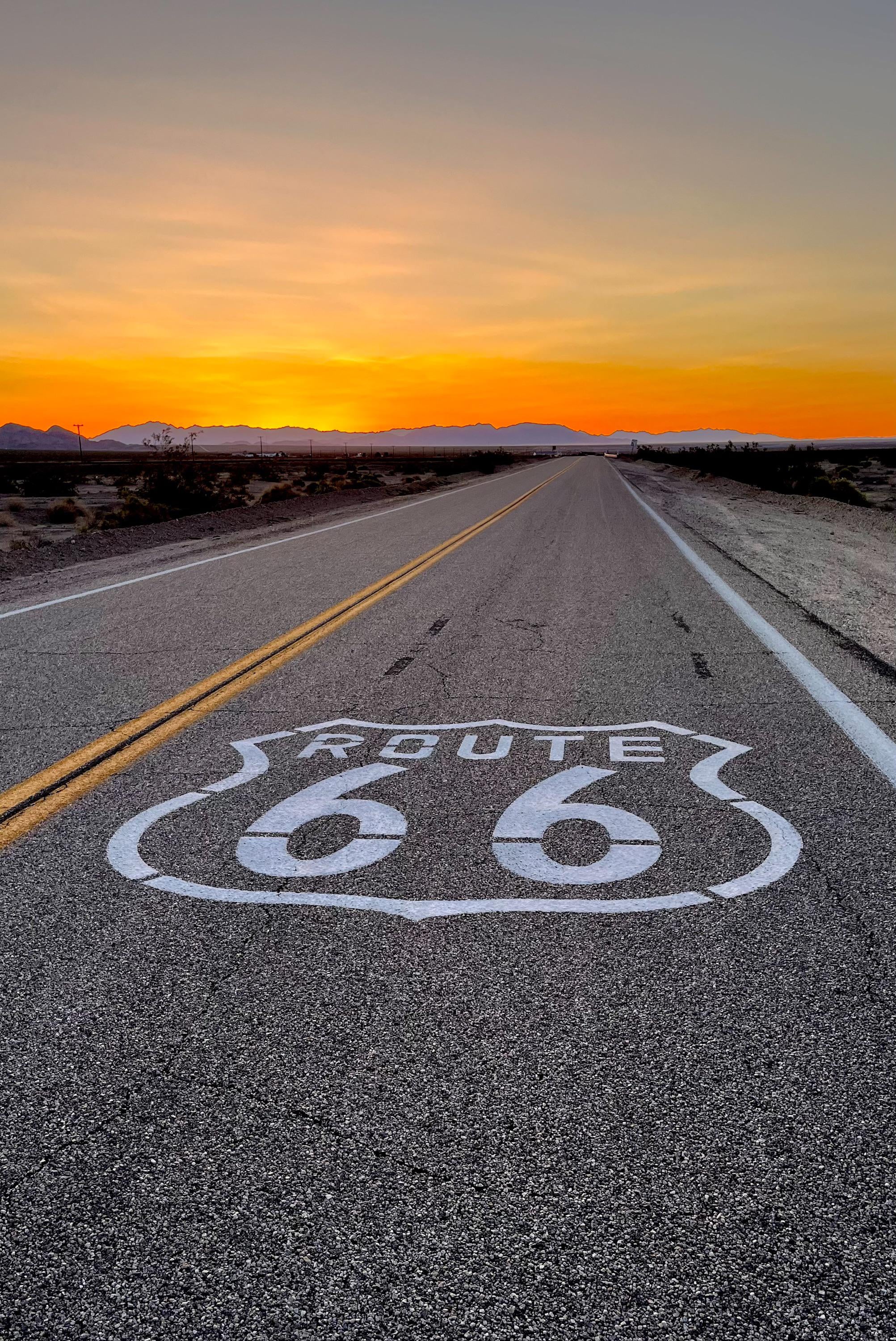 Route 66 in Amboy, California [OC]