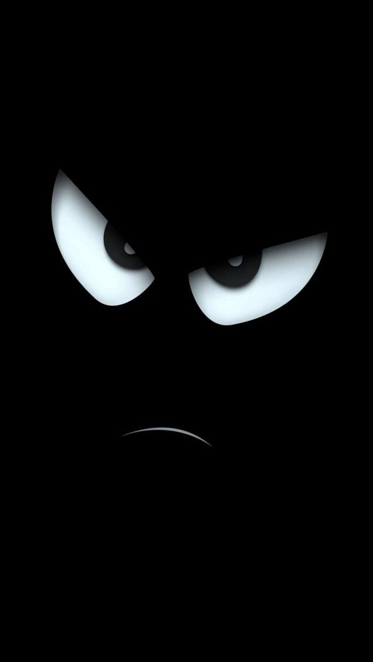Angry Face iPhone Wallpaper