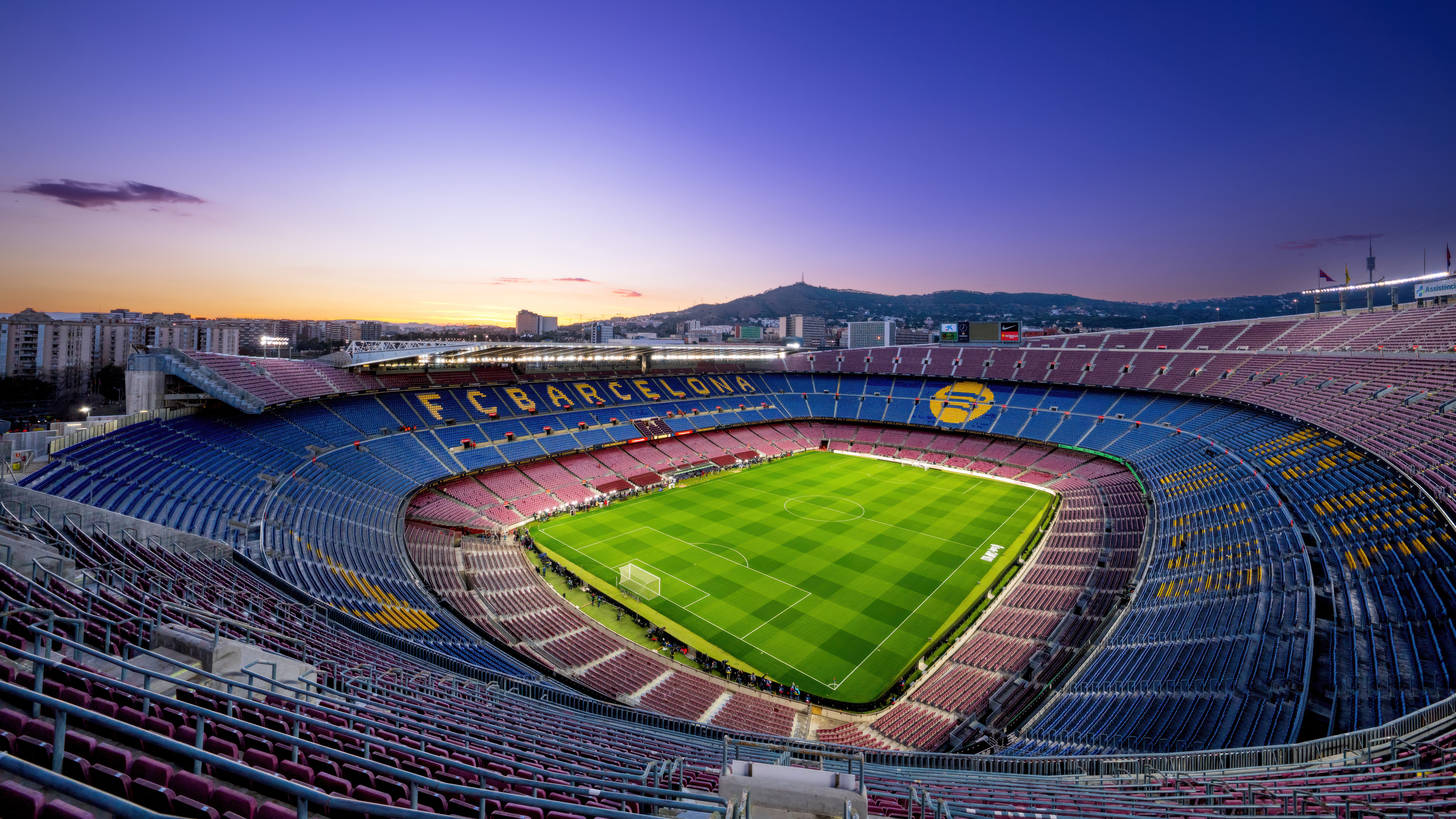 Camp Nou Wallpaper 4K, FC Barcelona, Stadium, Barcelona