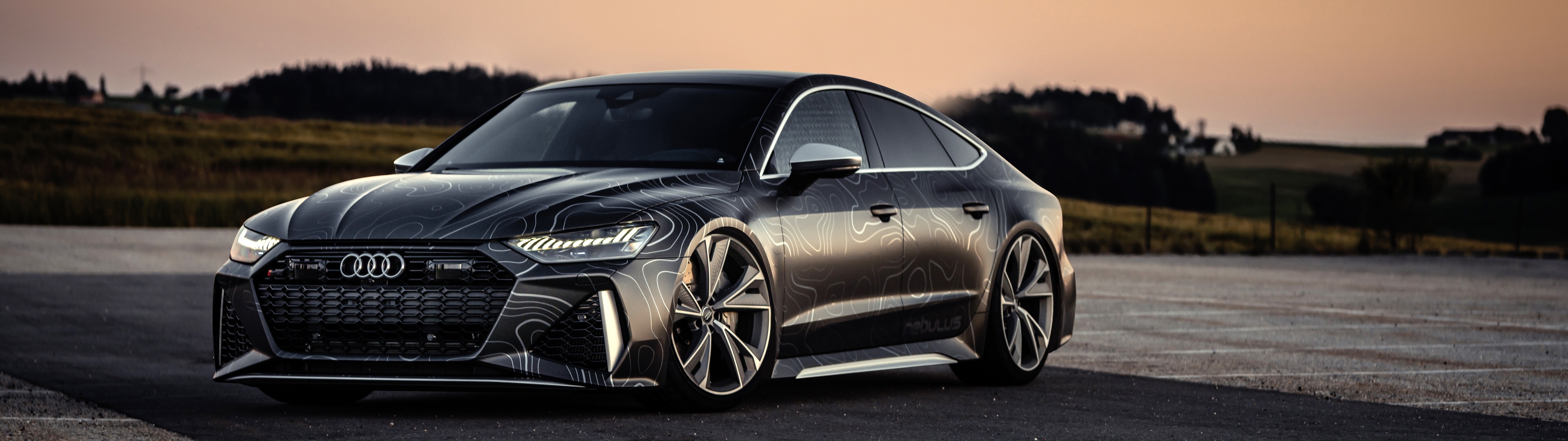 Audi RS 7 Sportback Wallpaper 4K, Black Box Richter, 2020, 5K, 8K