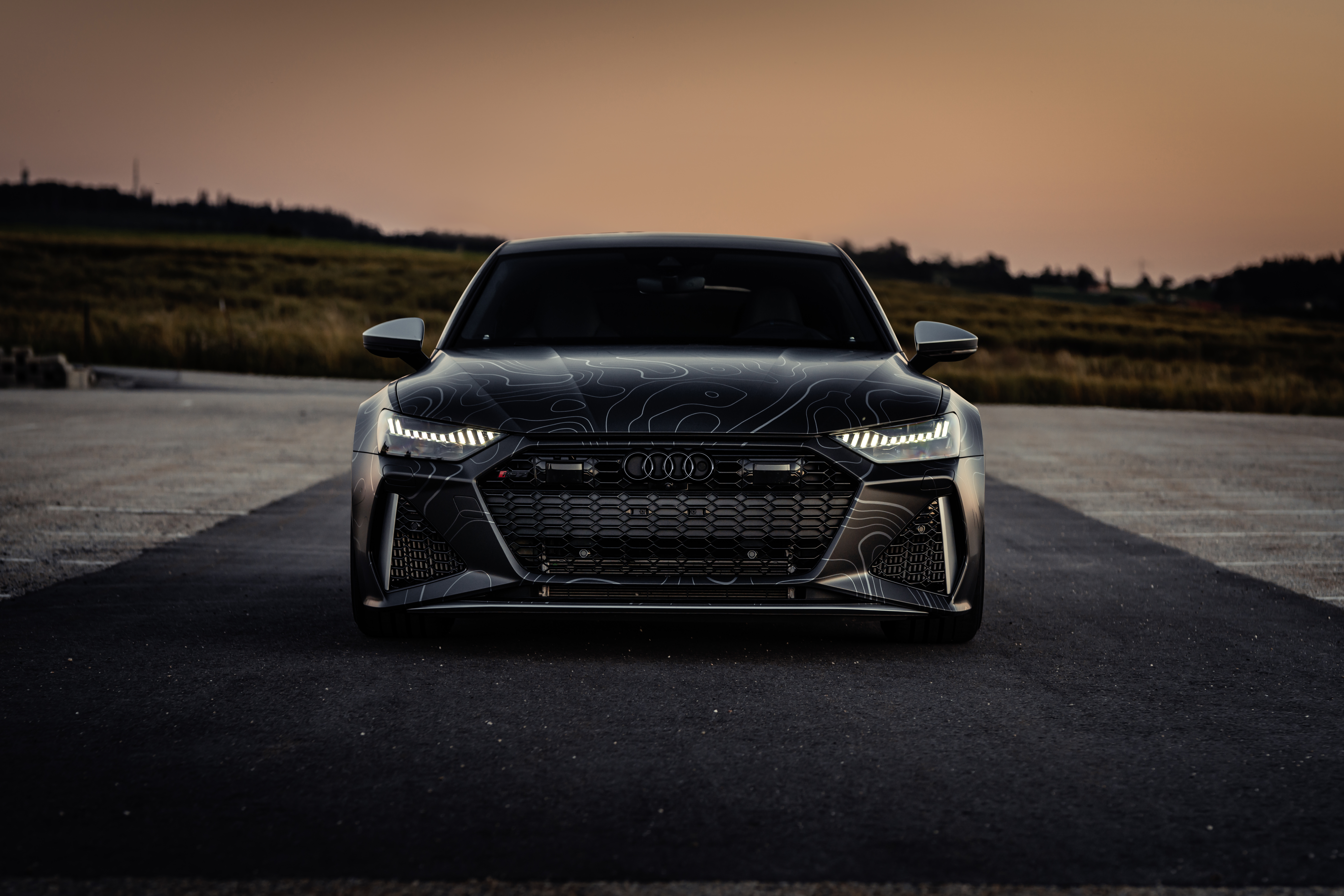 Black Box Richter Audi RS 7 Sportback 2020 Front Wallpaper, HD Cars Wallpaper, 4k Wallpaper, Image, Background, Photos and Picture