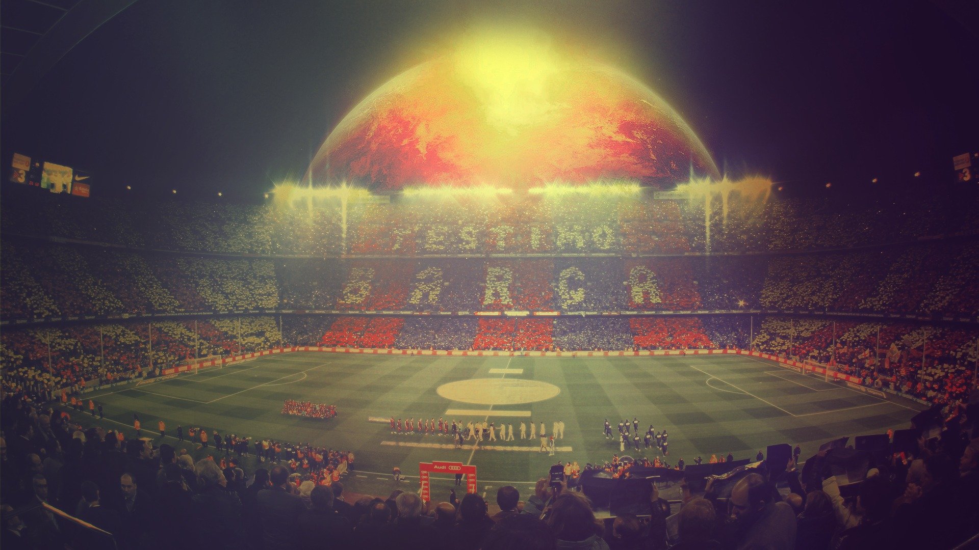 Barca wallpaper on Desktop in the section Paintings and drawings