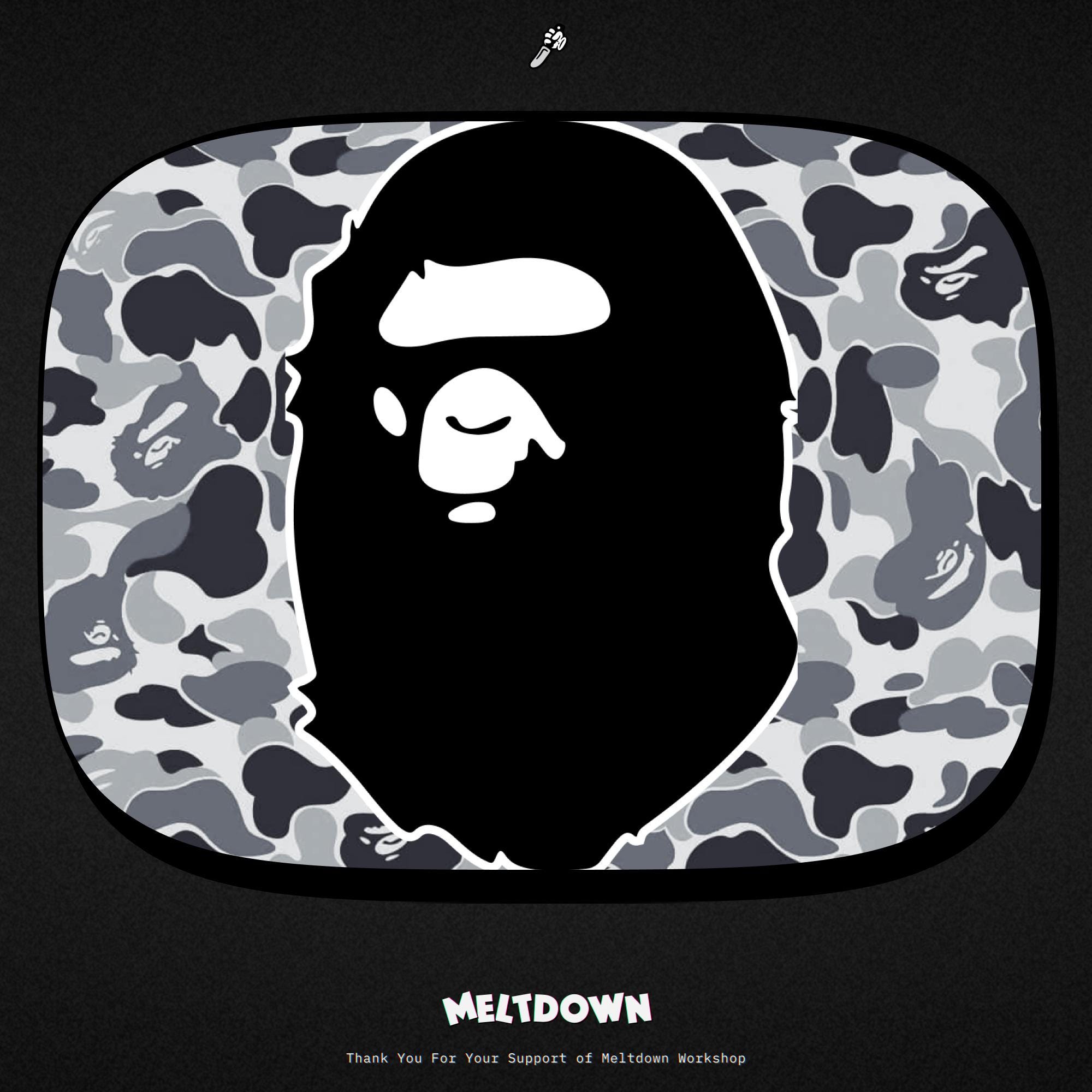 Black Bape Background Bape White Camo Wallpaper Bathing Ape Space Camo BAPE