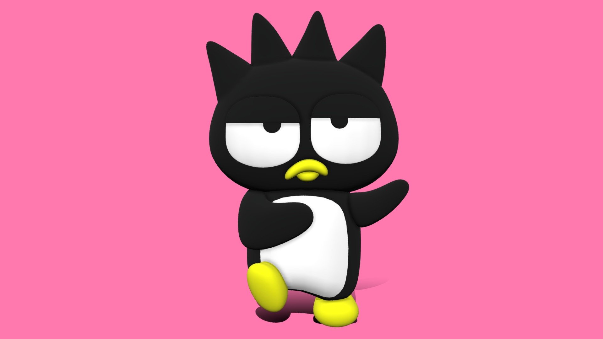 Sanrio Badtz Maru 3D Model model by Jacob Berger [dac6a48]