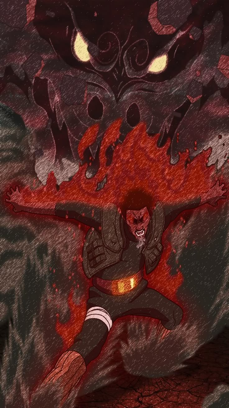 Might Guy Phone Wallpaper