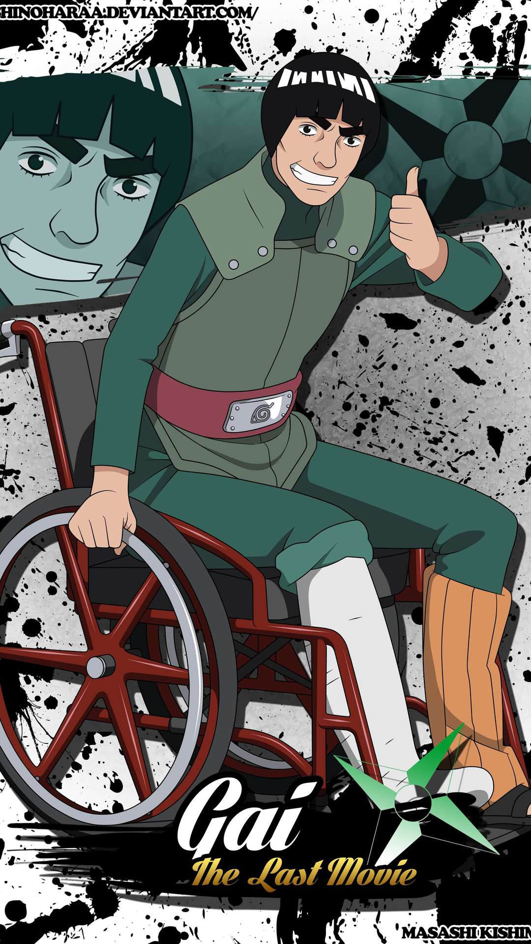 Might Guy Wallpaper for iPhone and Android
