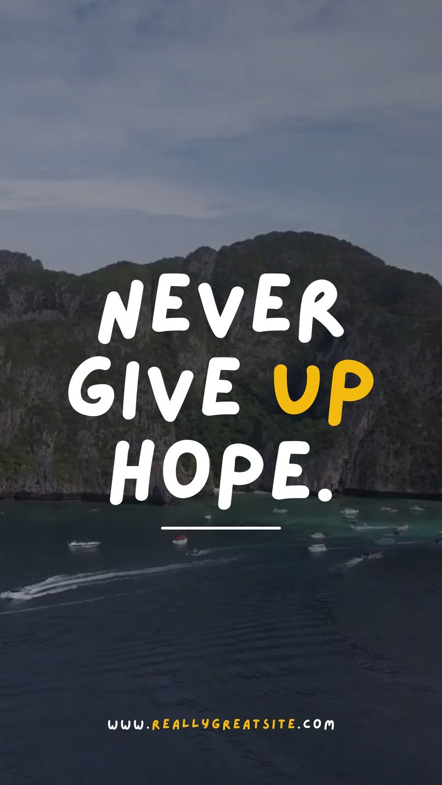 White Quote Mobile Video