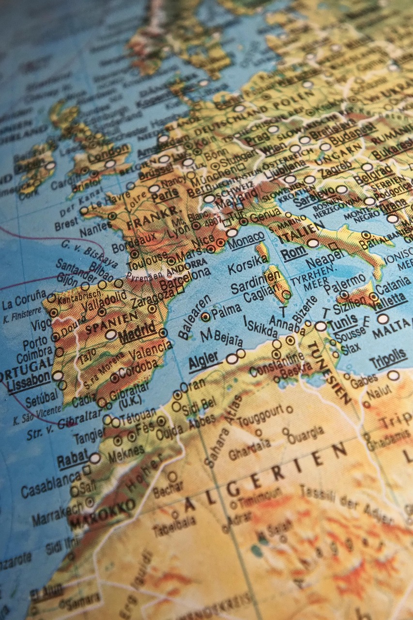 Mobile Wallpaper Europe Map