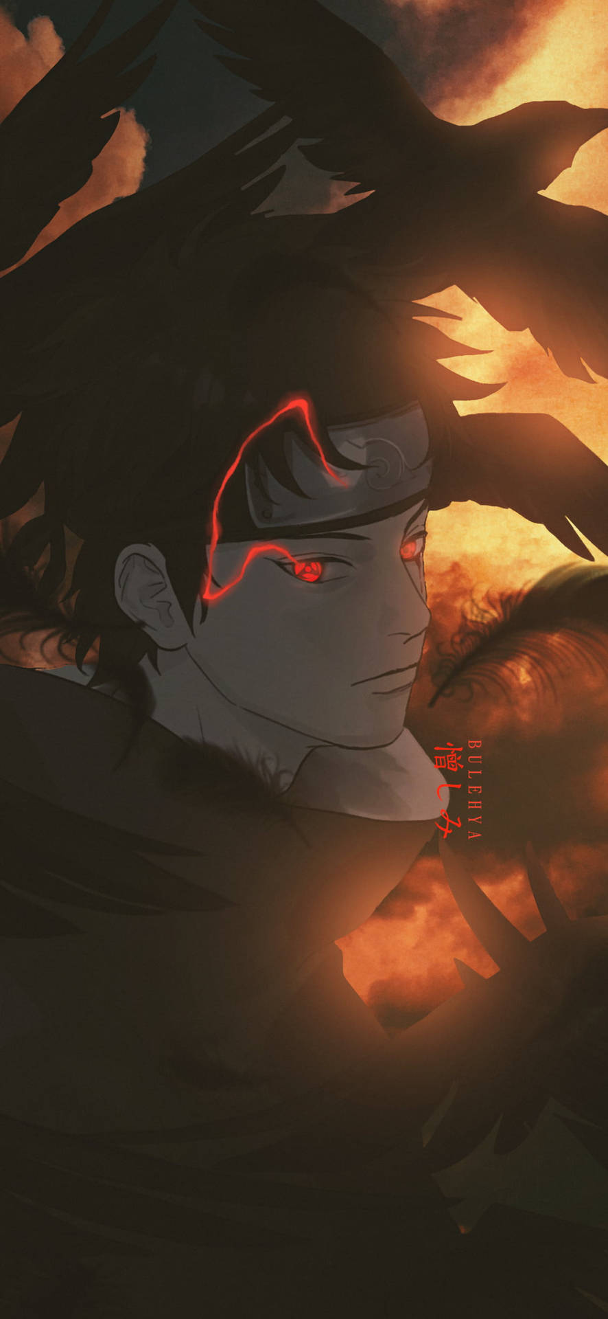Download Shisui Uchiha Aesthetic Anime iPhone Wallpaper