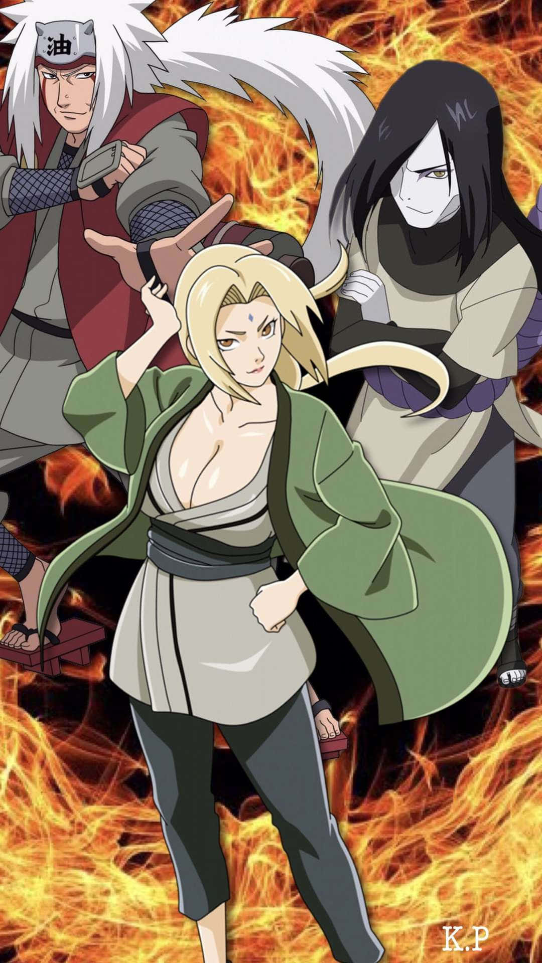 Download free Tsunade Team iPhone Wallpaper