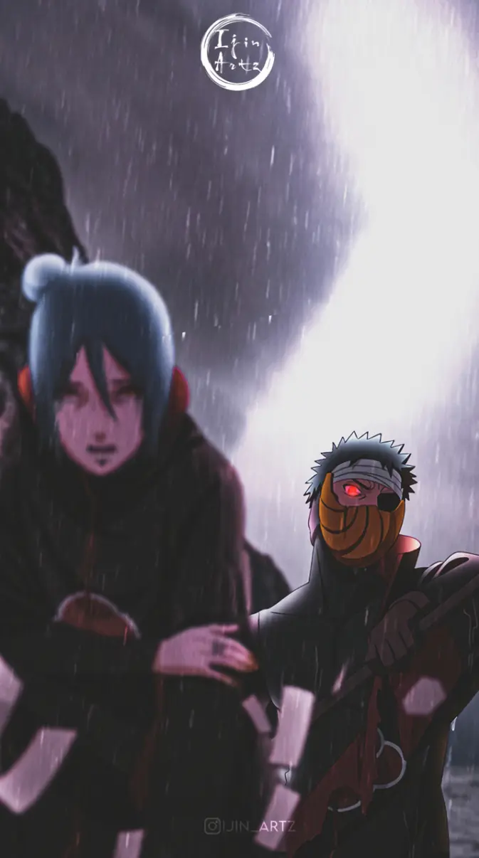 Obito vs Konan wallpaper