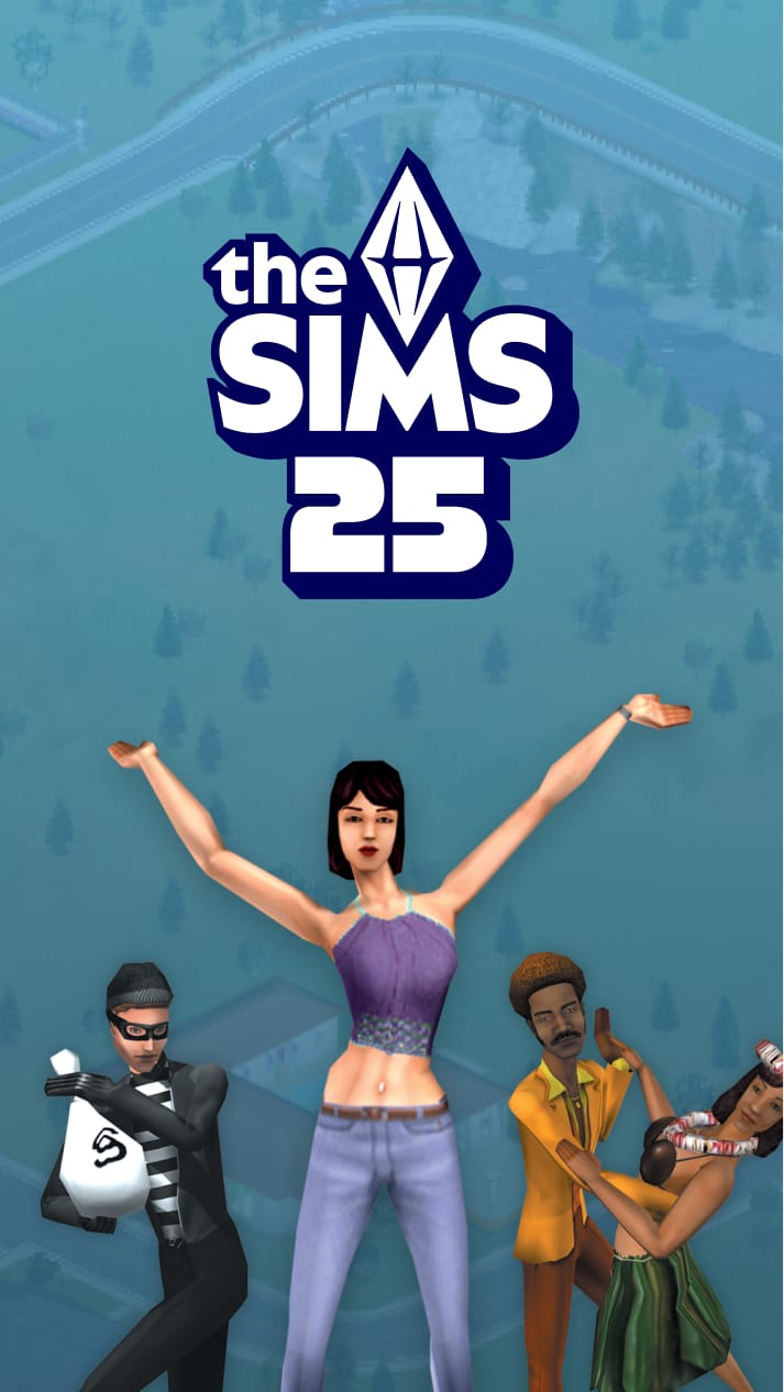 Download totally rad wallpaper! Sims 25