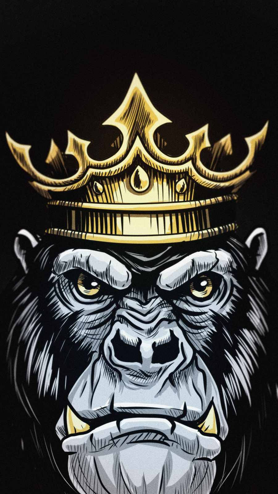 Gorilla iPhone Wallpaper