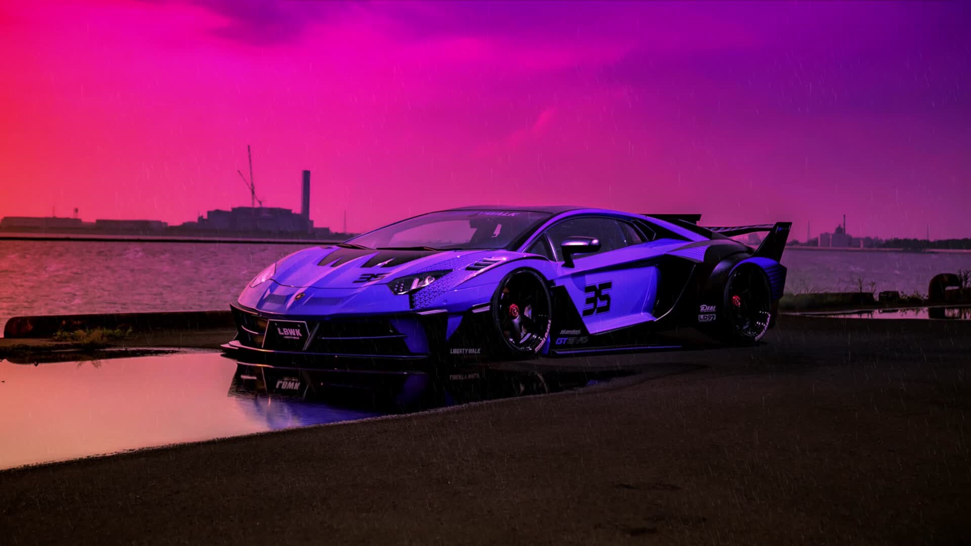 Lamborghini Aventador live wallpaper