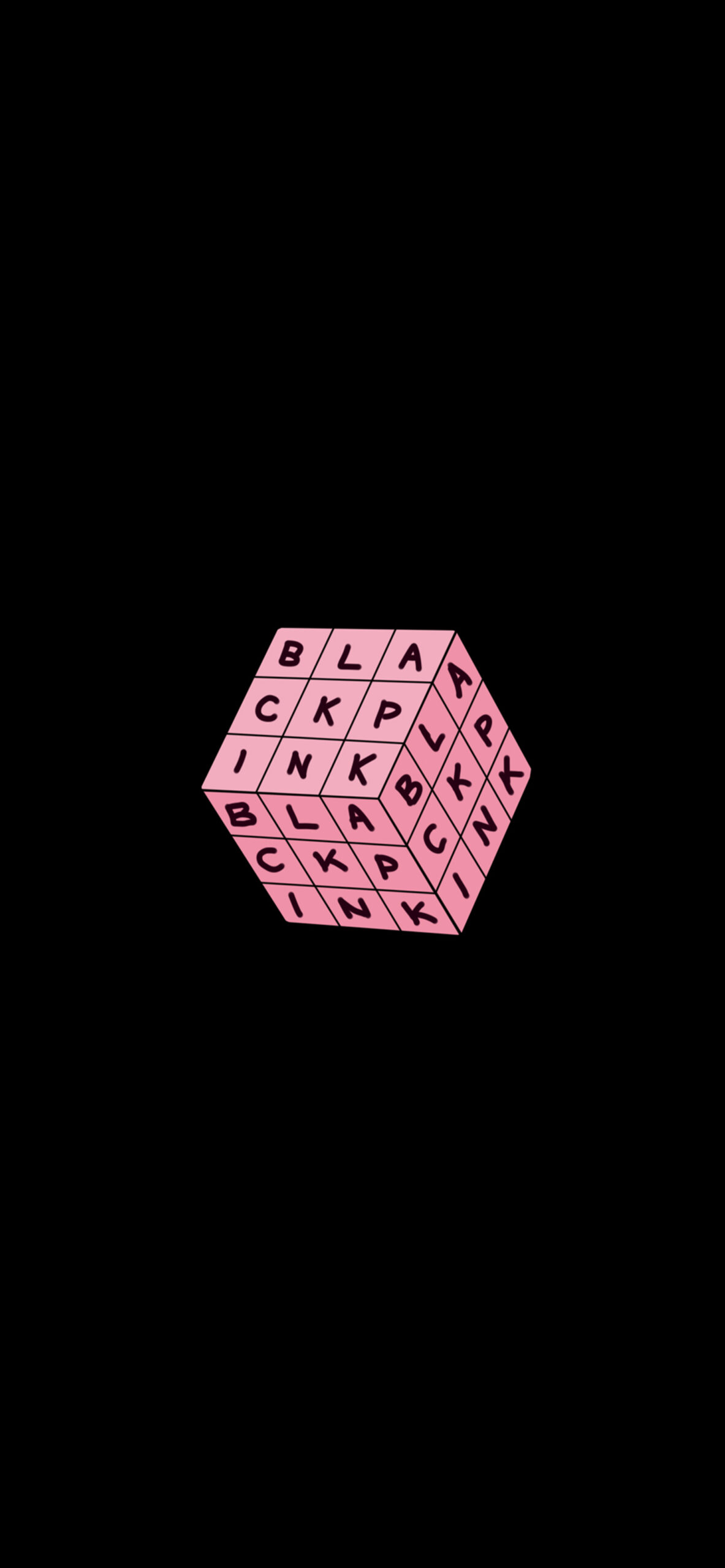 Blackpink Cube Black Wallpaper Pop Minimalist HD Wallpaper