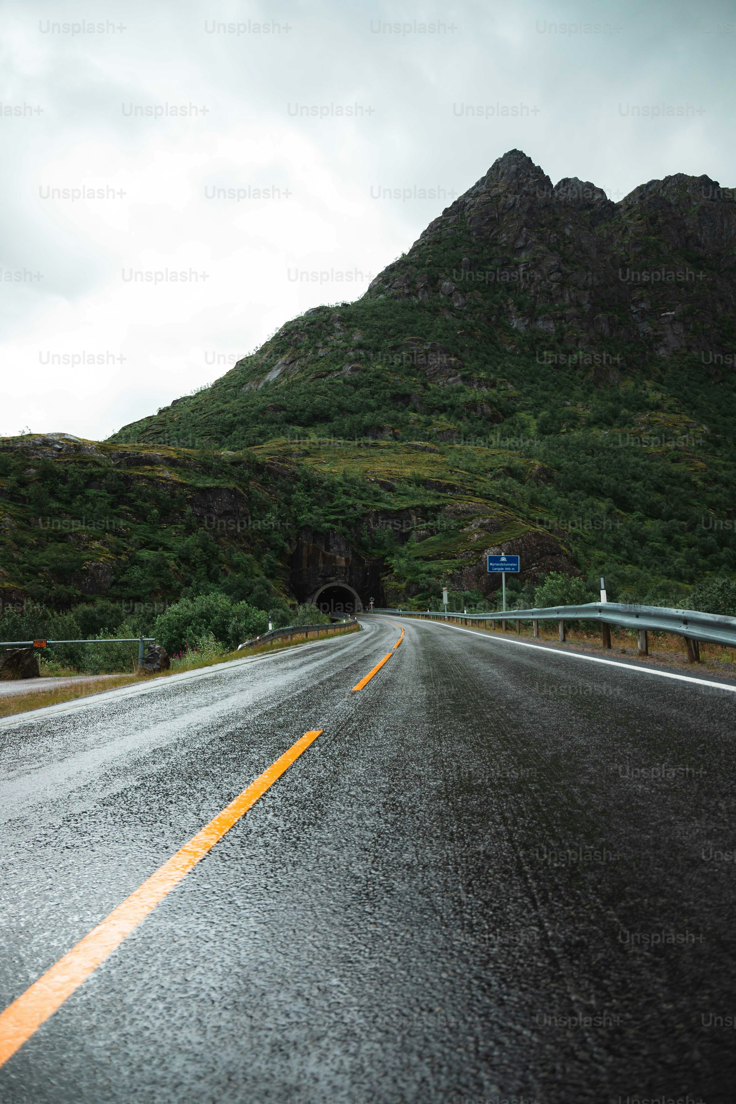 Rainy Road Picture. Download Free Image