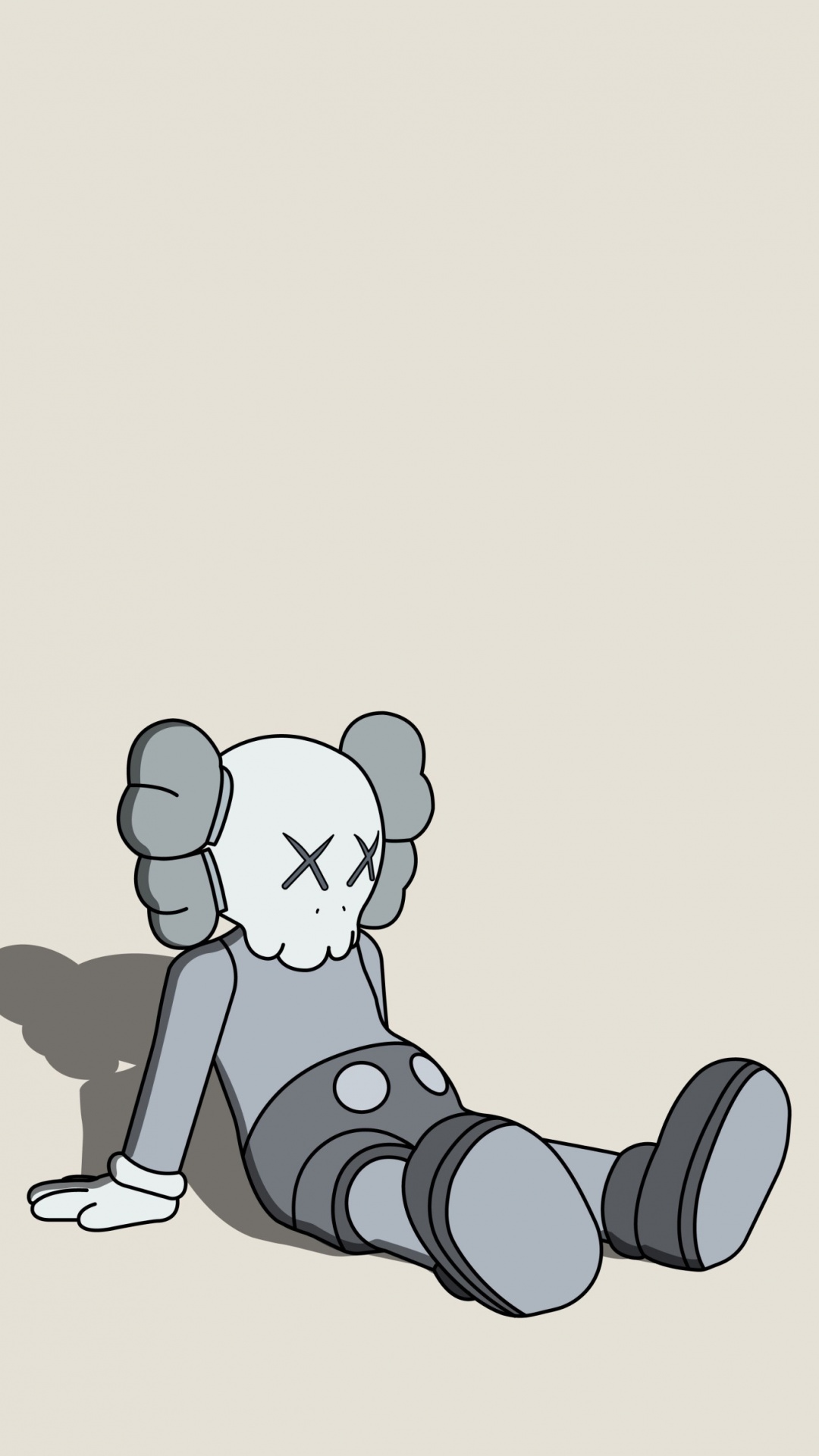 KAWS Holiday Wallpaper 4K, Kaws alone, Kaws sad, Sad mood