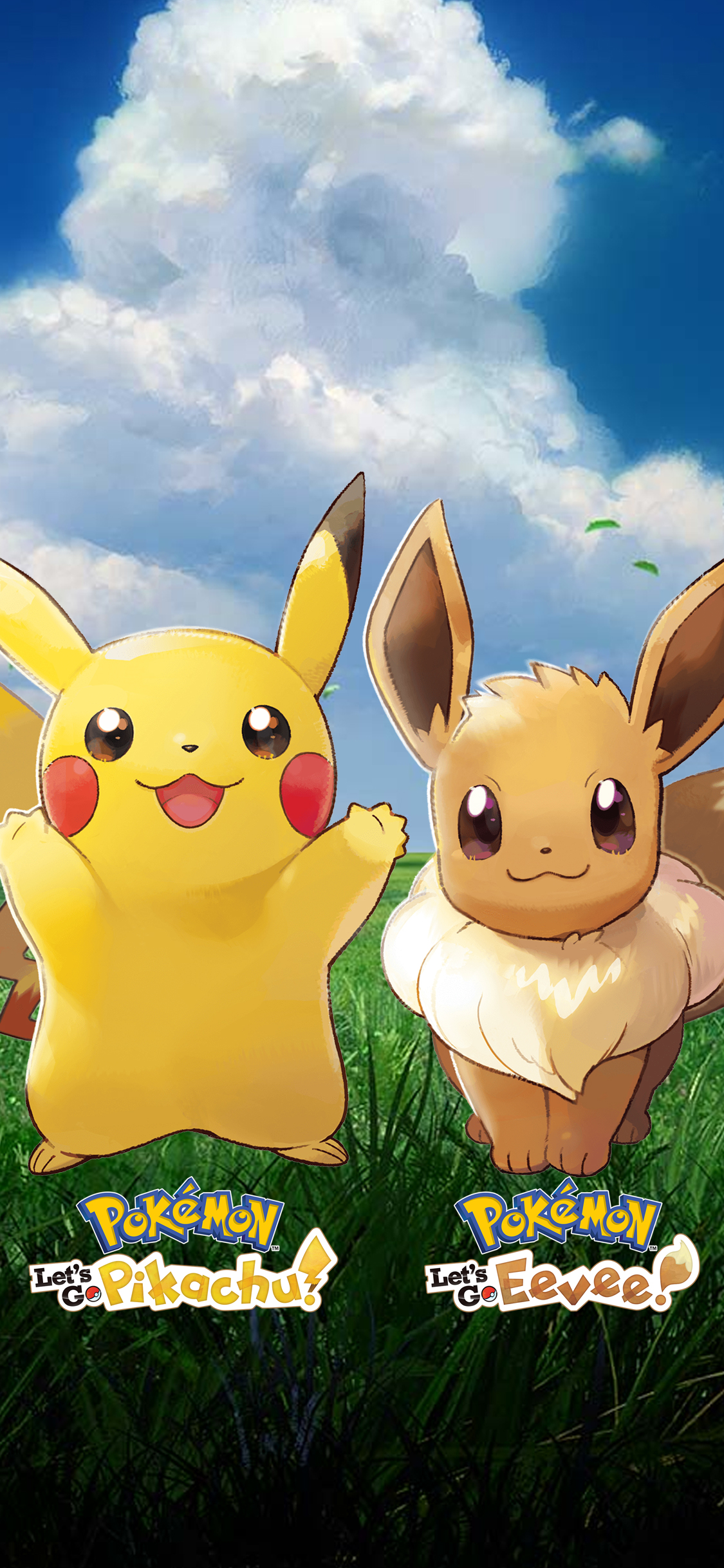 Pokemon Let's Go Pikachu & Eevee (v2) Wallpaper with Monocle