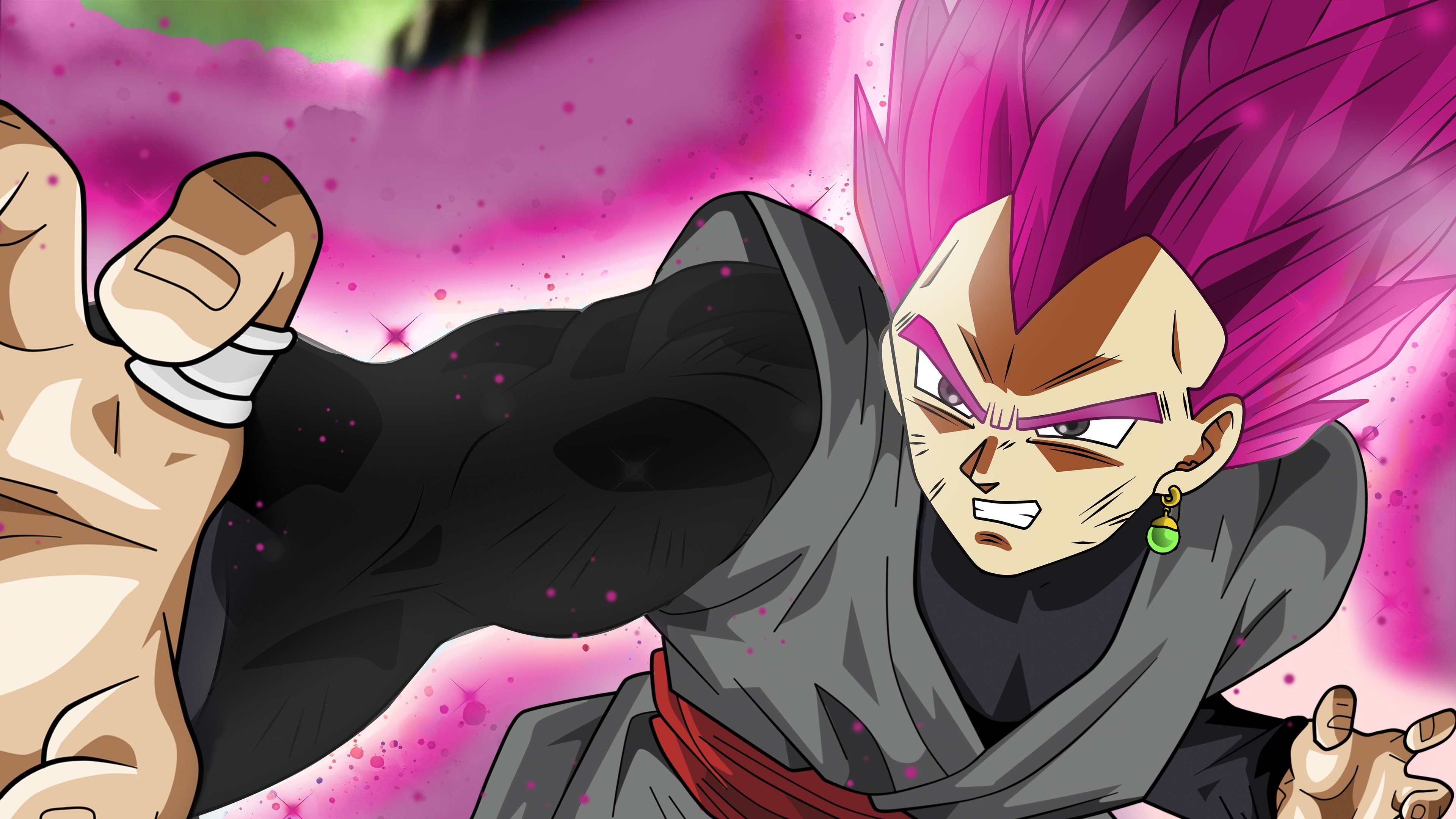 Black Vegeta Dragon Ball Super Anime Wallpaper 4k for Desktop