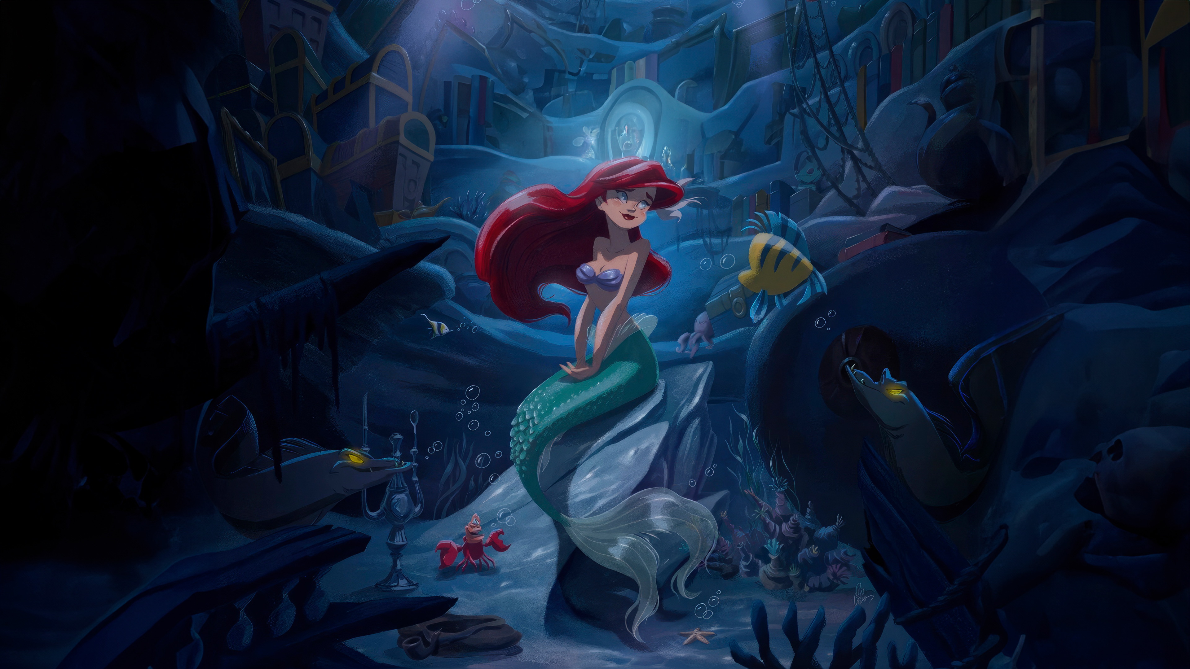 The Little Mermaid Original Poster Wallpaper, HD Movies Wallpaper, 4k Wallpaper, Image, Background, Photos and Picture