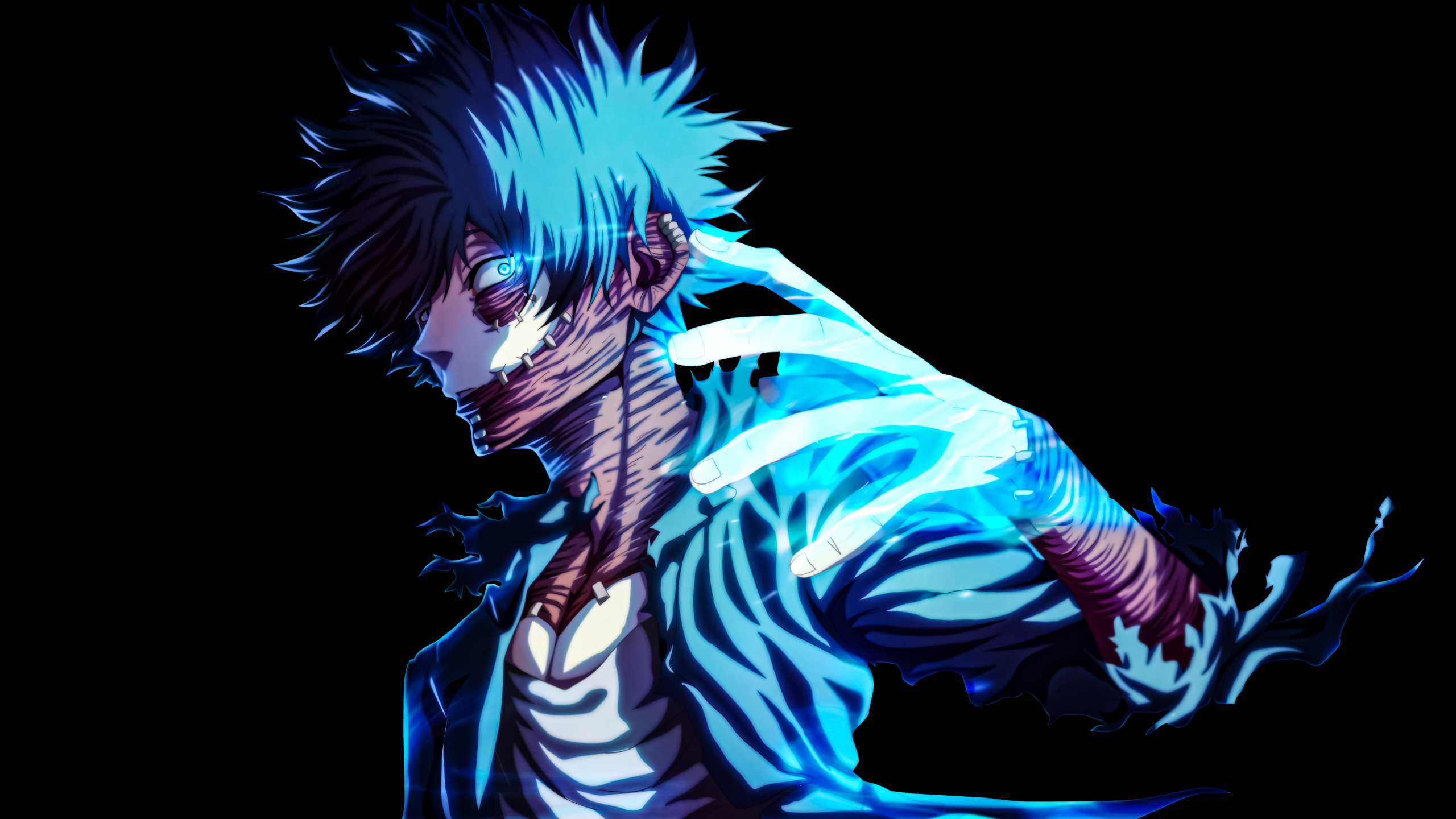 Dabi Wallpaper 4K, Digital Art, Black background