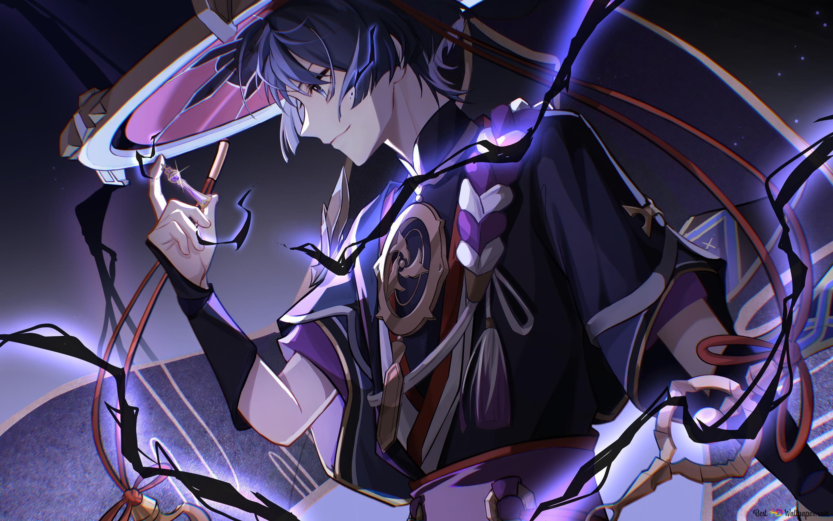 Villain 'Wanderer'. Genshin Impact (Anime Video Game) 4K wallpaper download