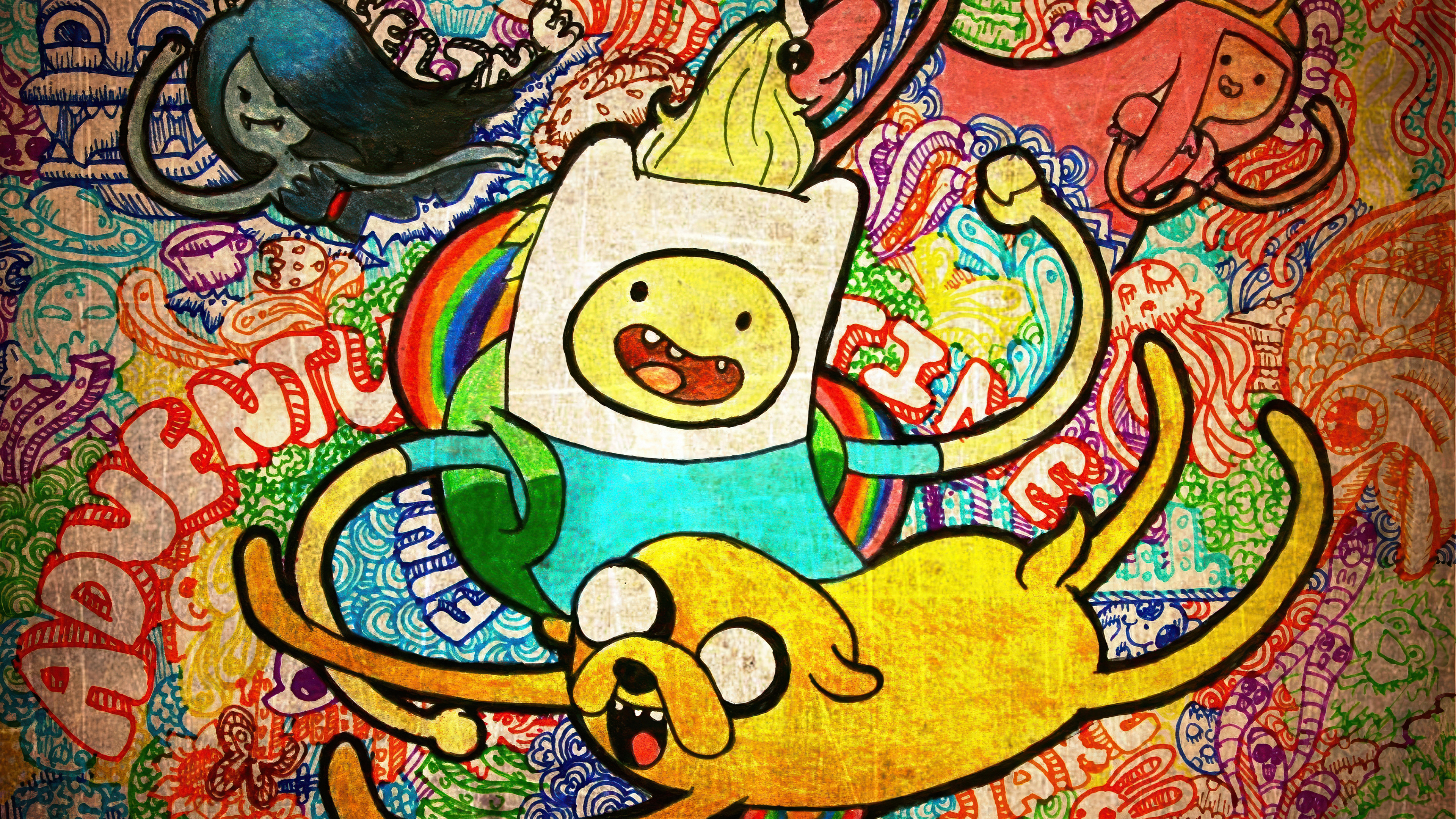 Adventure Time Finn and Jake Wallpaper 4K HD PC b