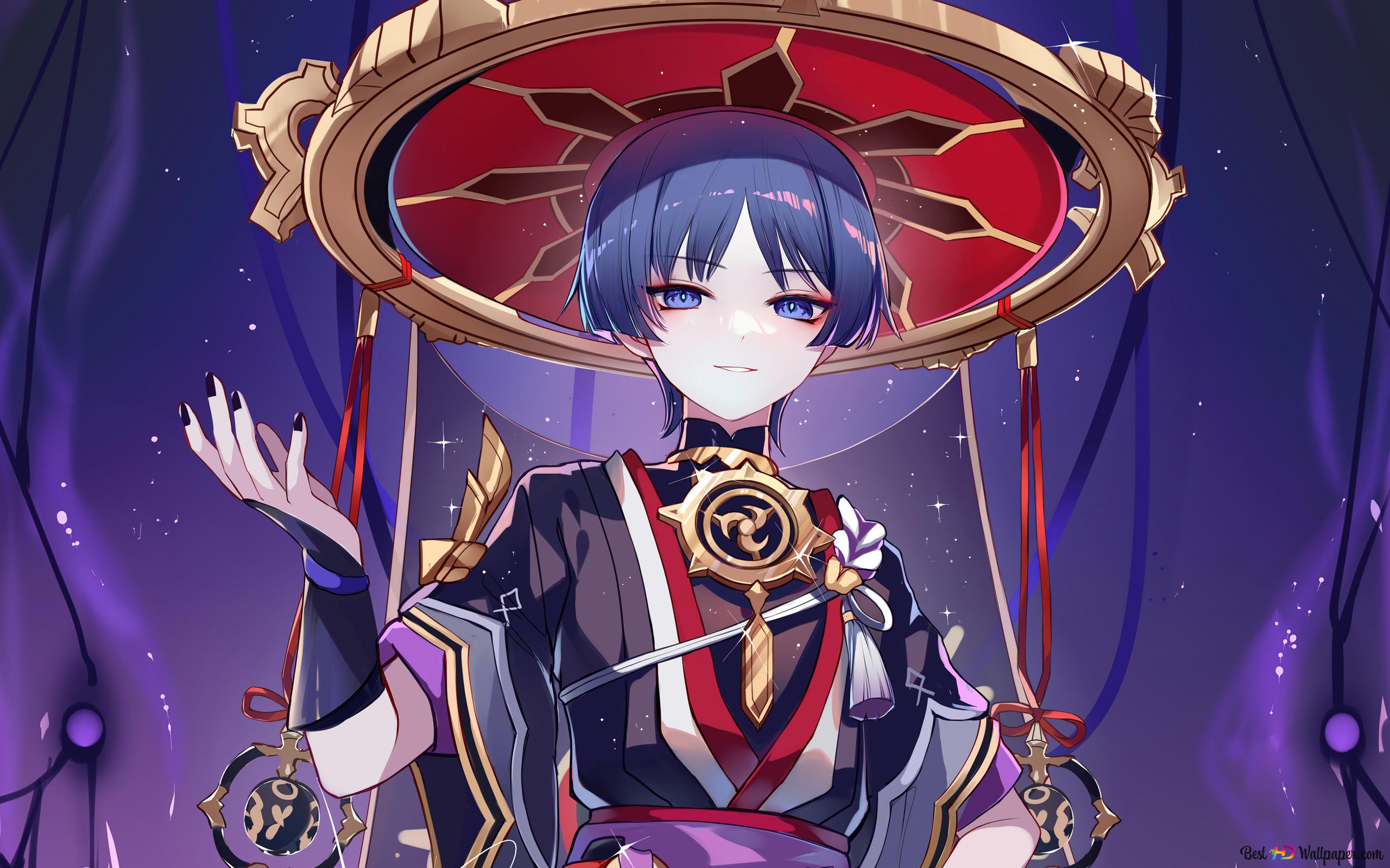 Villain 'Wanderer', Genshin Impact (Anime Video Game) 4K wallpaper download