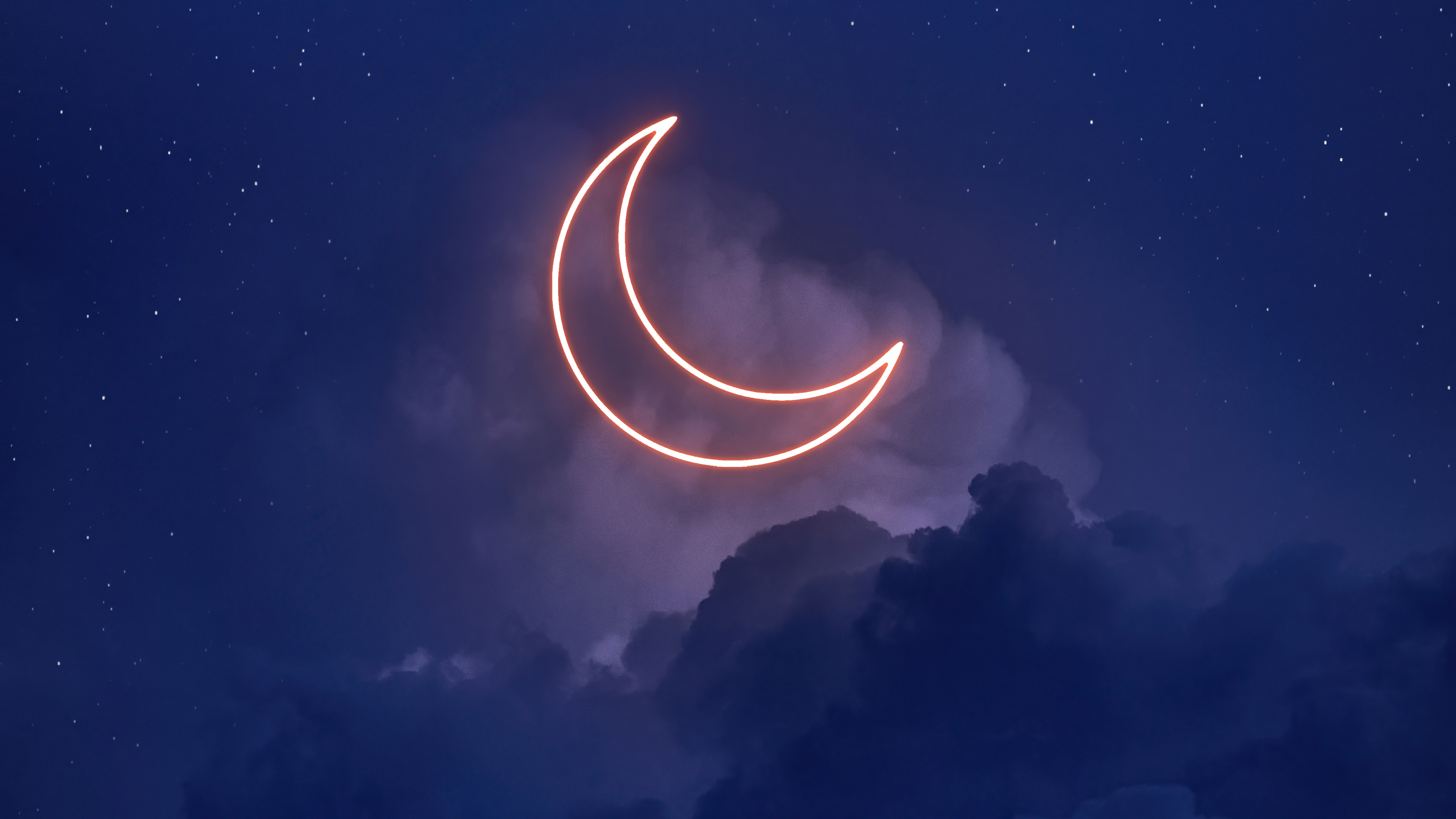 Moon Minimal Sky 5k Wallpaper, HD Artist Wallpaper, 4k Wallpaper, Image, Background, Photos and Picture