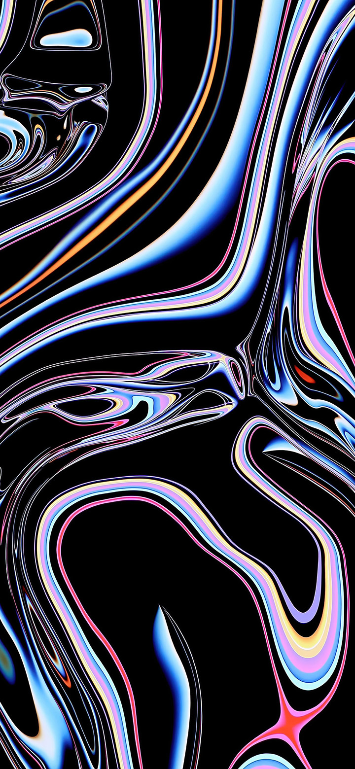 Cool Metallic Black Color Mix 4K Phone Wallpaper
