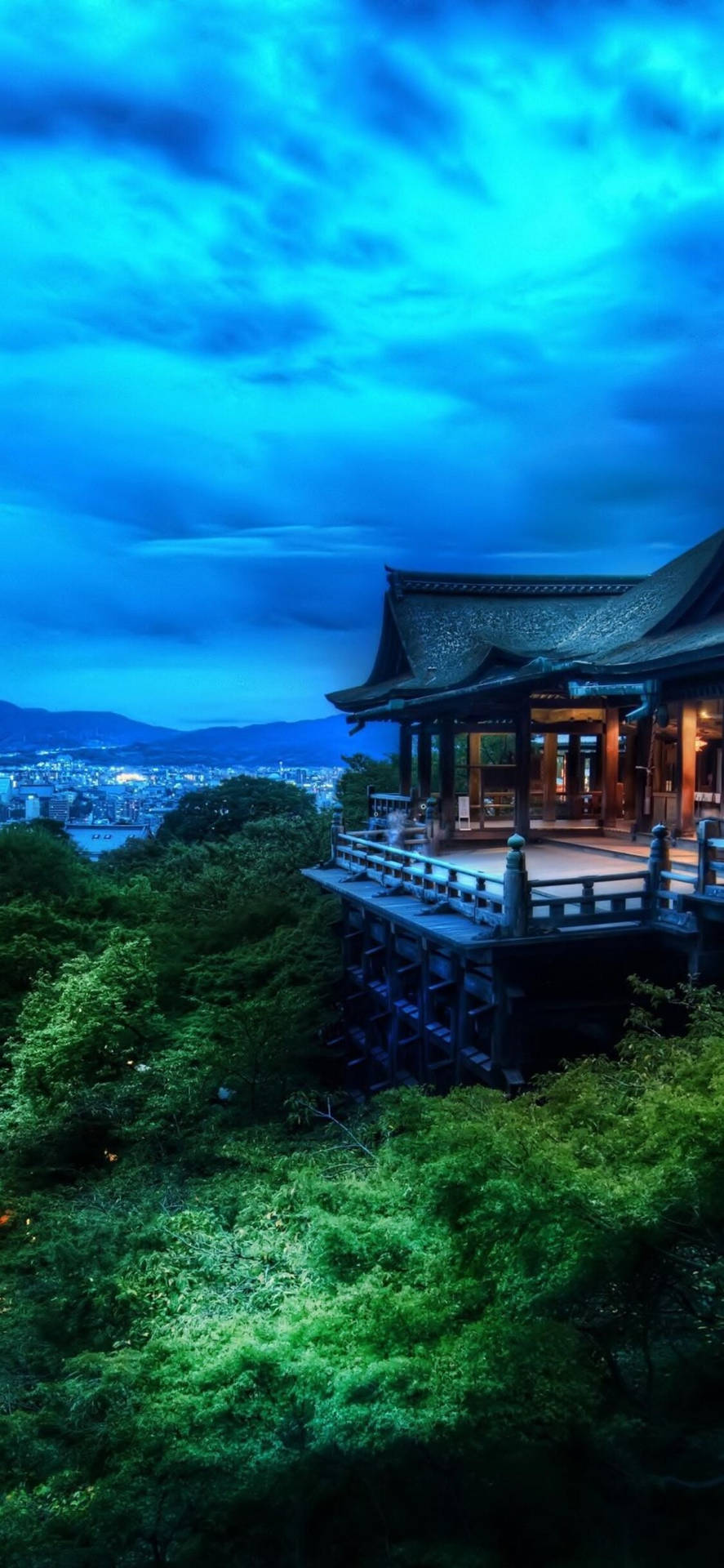Download Vibey Japanese Castle Wallpaper