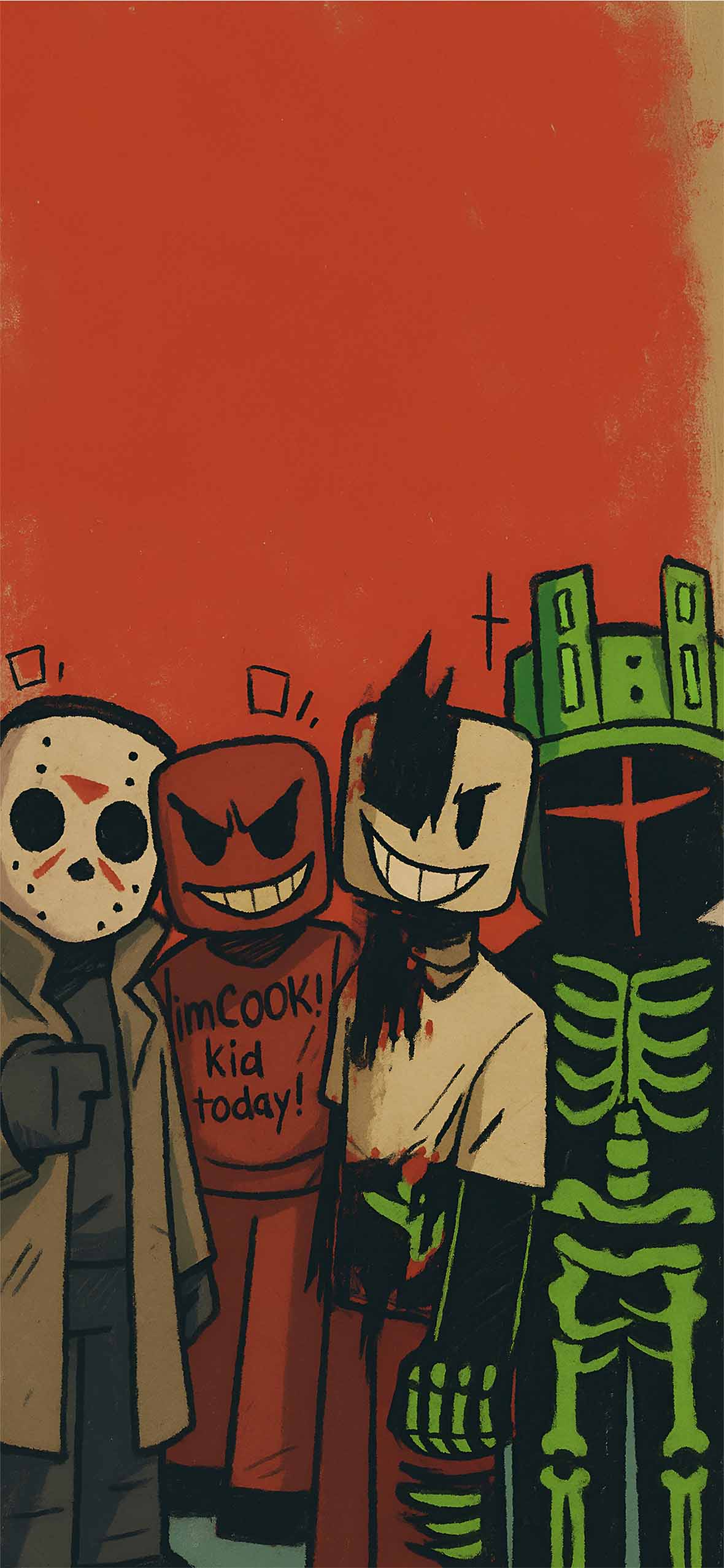 Cool Roblox Forsaken Wallpaper Wallpaper for iPhone