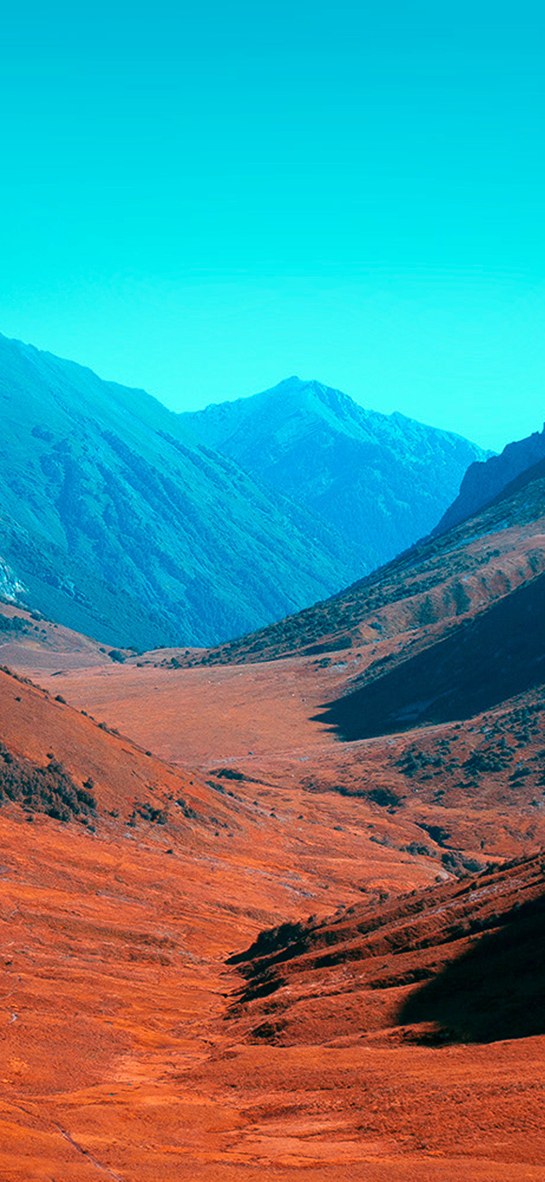 iPhone X wallpaper. mountain red dessert nature