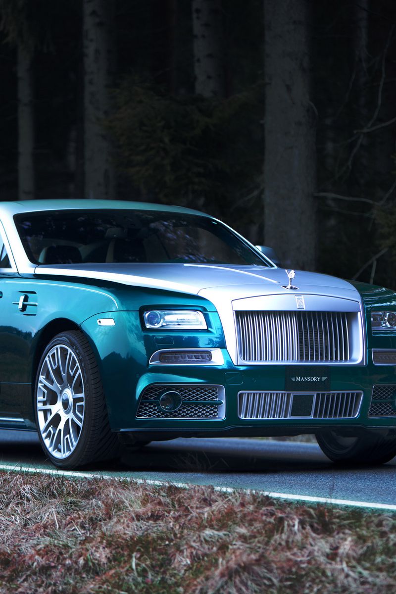 Download Wallpaper 800x1200 Tuning, Mansory, Coupe, Rolls Royce, Wraith Iphone 4s 4 For Parallax HD Background