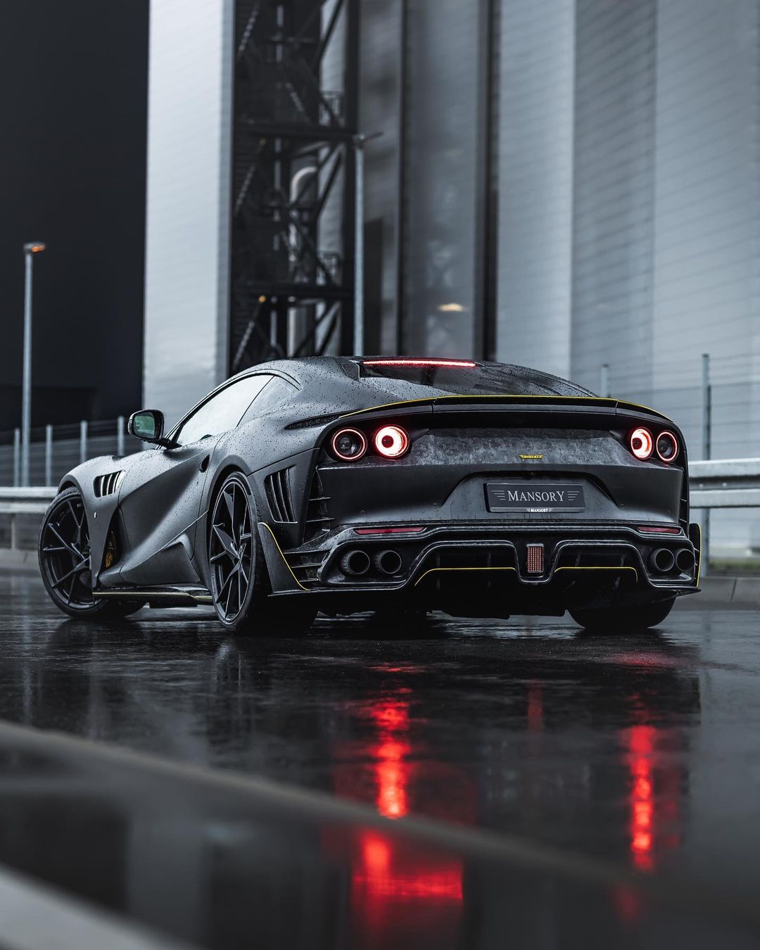 mansory on Pinno: The night is over, the smell of fresh rain is in the air new day begins the MANSORY Stallone is waiting #mansory #stallone #ferrari #Superfast #