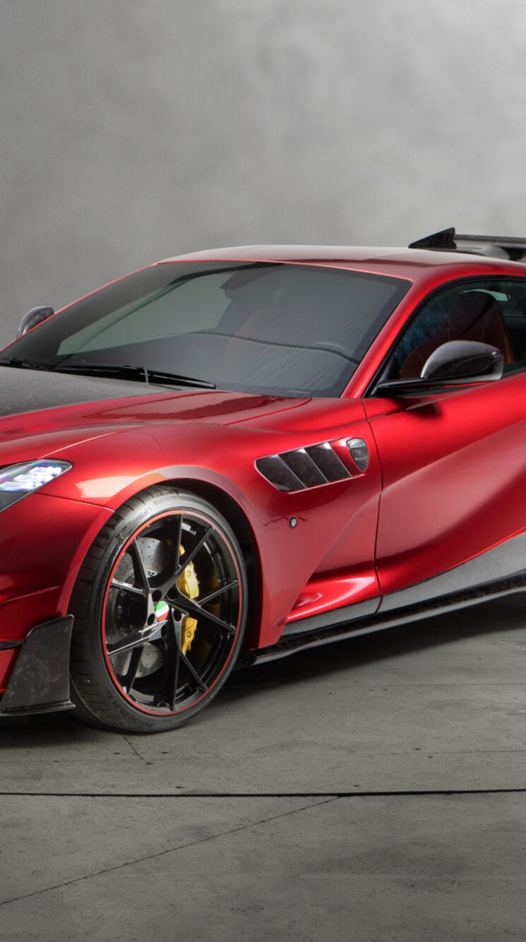 Mansory f8xx ferrari f8 tributo 750x1334 iPhone 6, 6S, 7, 8 photo. Download free image to your desktop