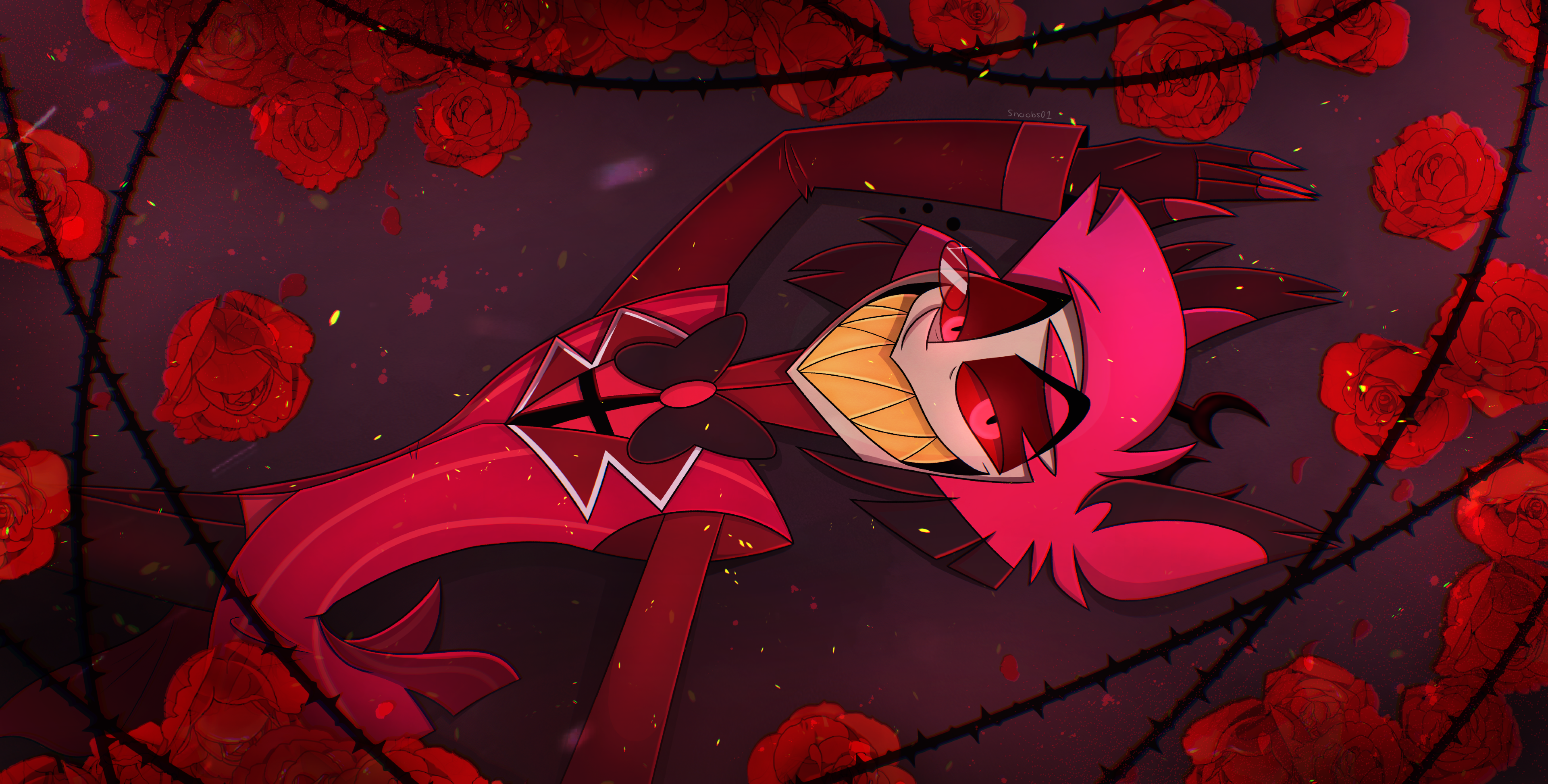 Download Alastor (Hazbin Hotel) TV Show Hazbin Hotel HD Wallpaper