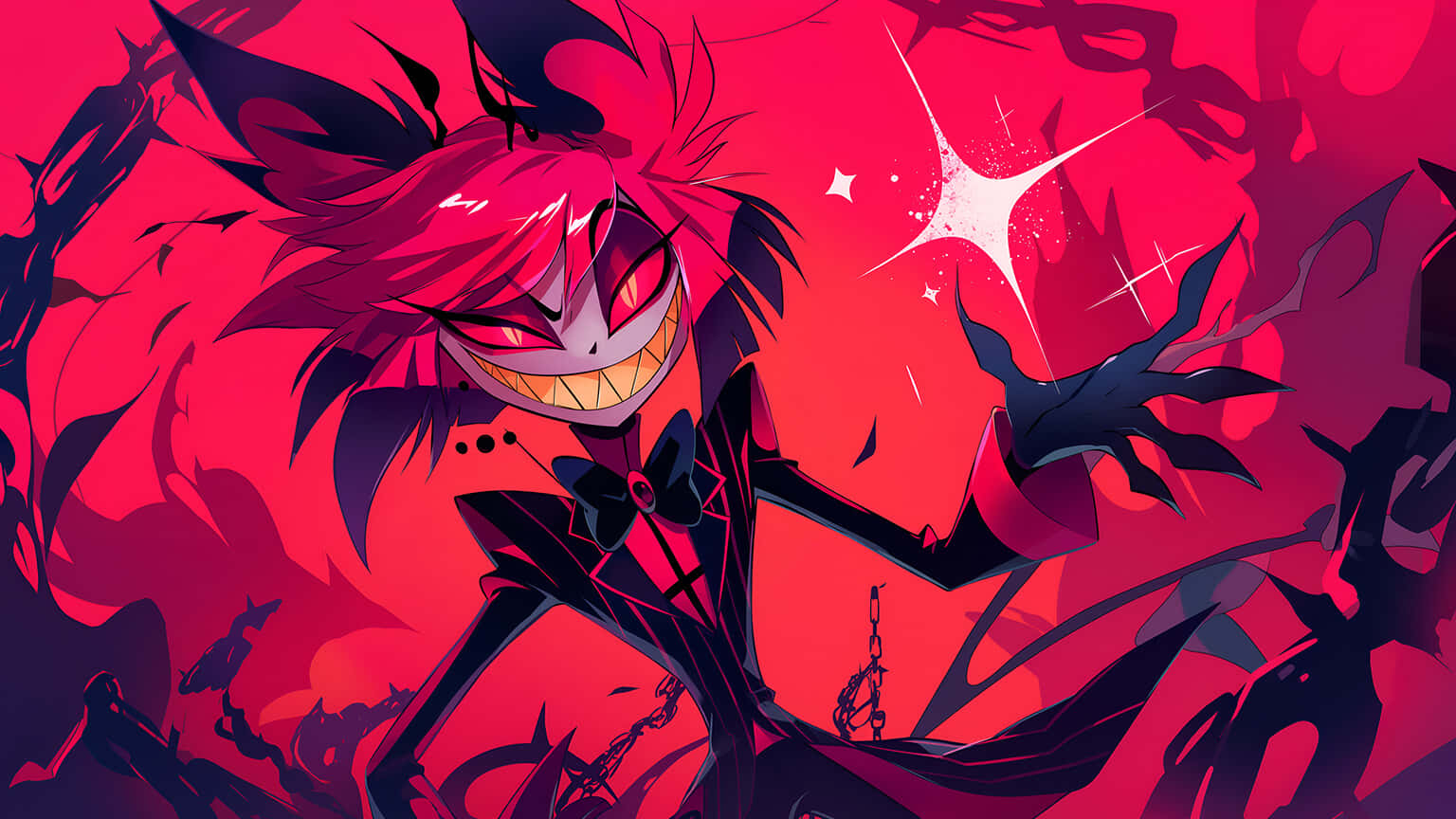 Download Alastor Hazbin Hotel Artwork Wallpaper