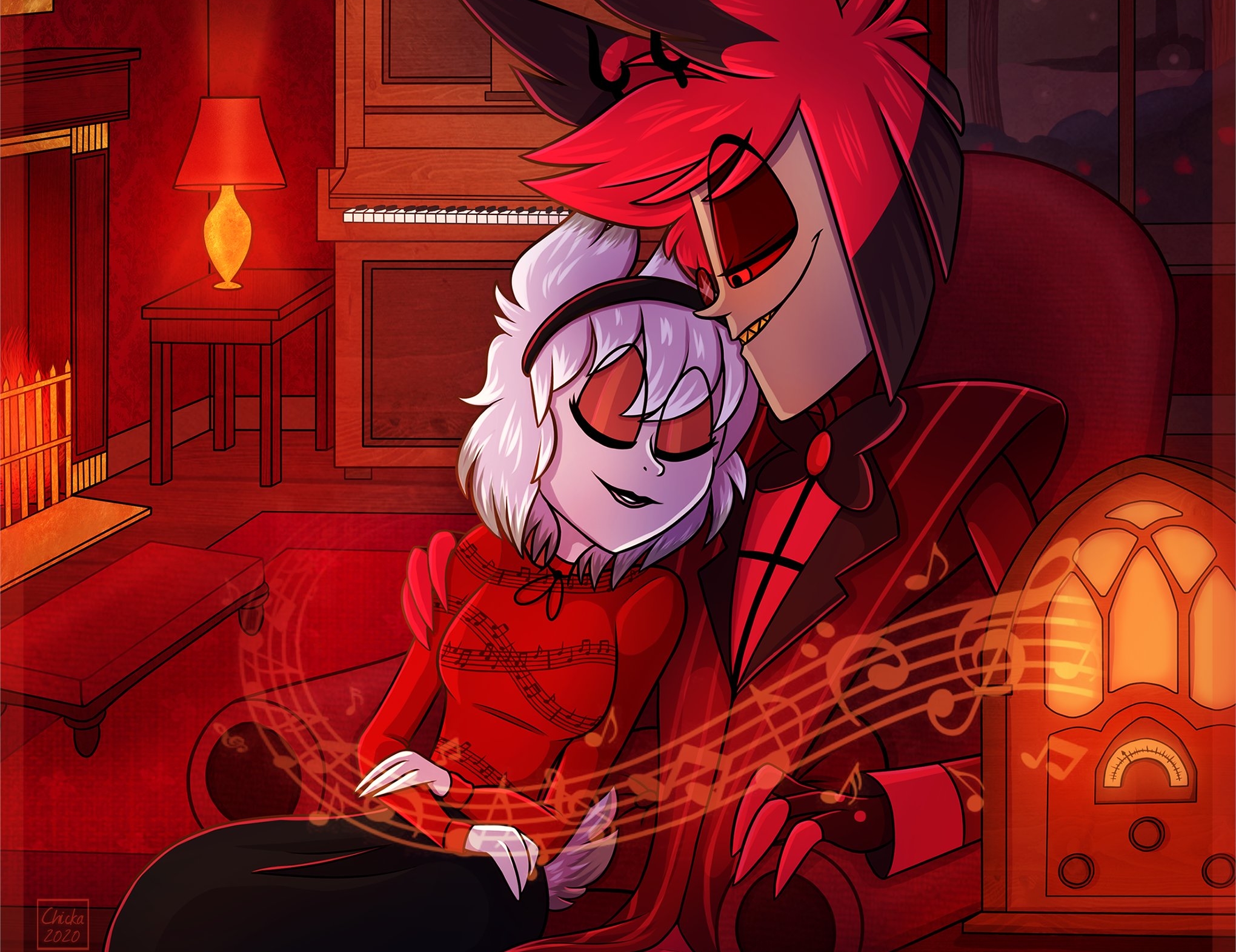 Download Alastor (Hazbin Hotel) TV Show Hazbin Hotel HD Wallpaper