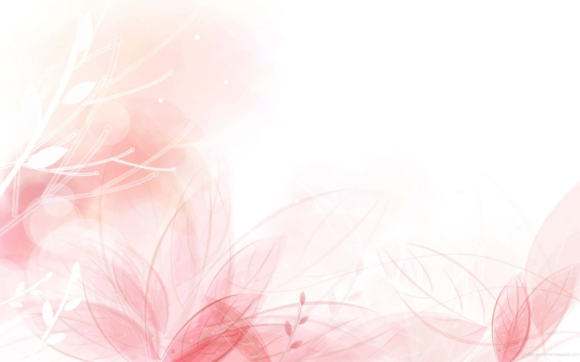 Download Plain Pink Floral Desktop Wallpaper