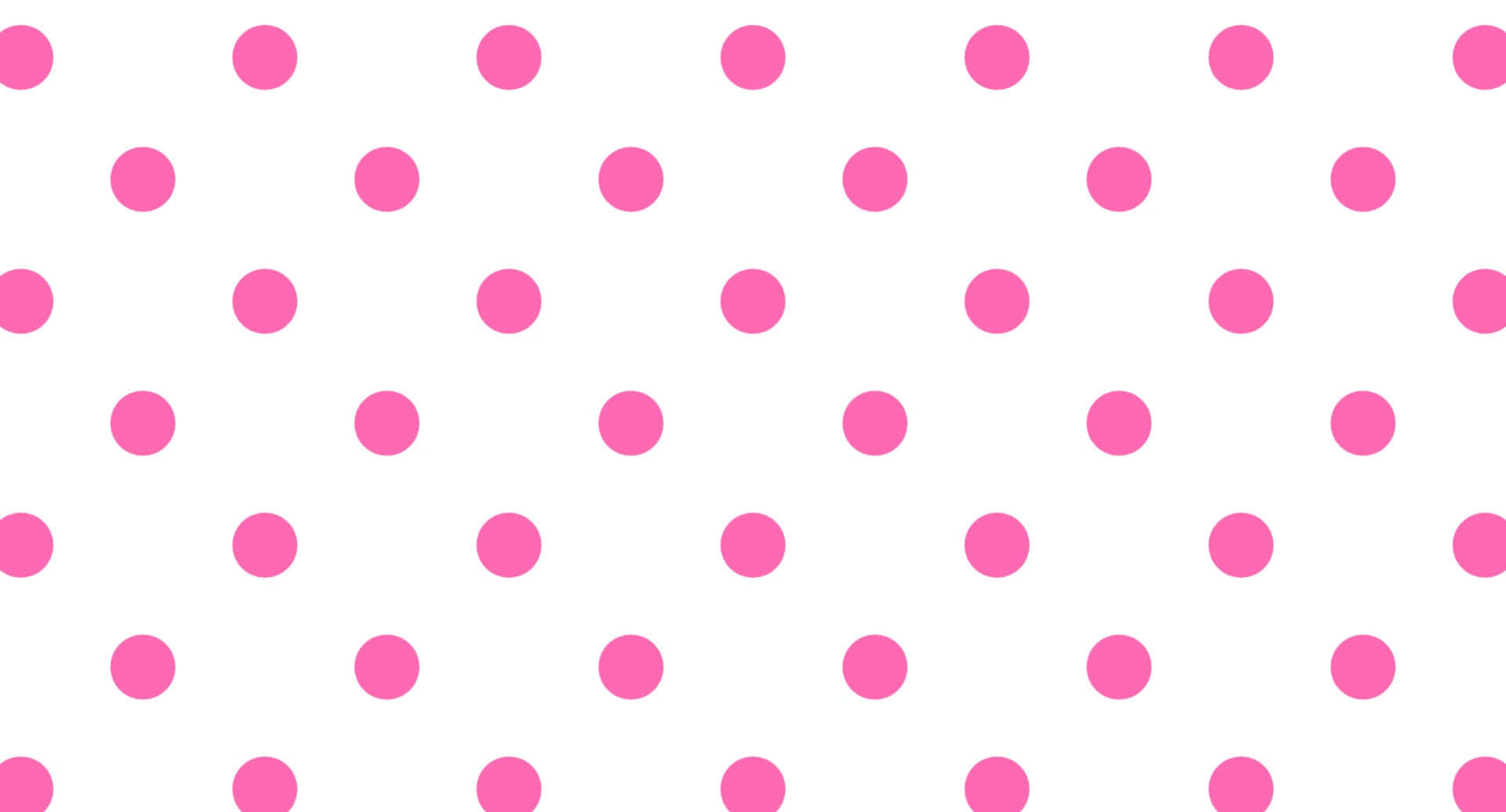 Download Fun Pink And White Polka Dots Desktop Wallpaper